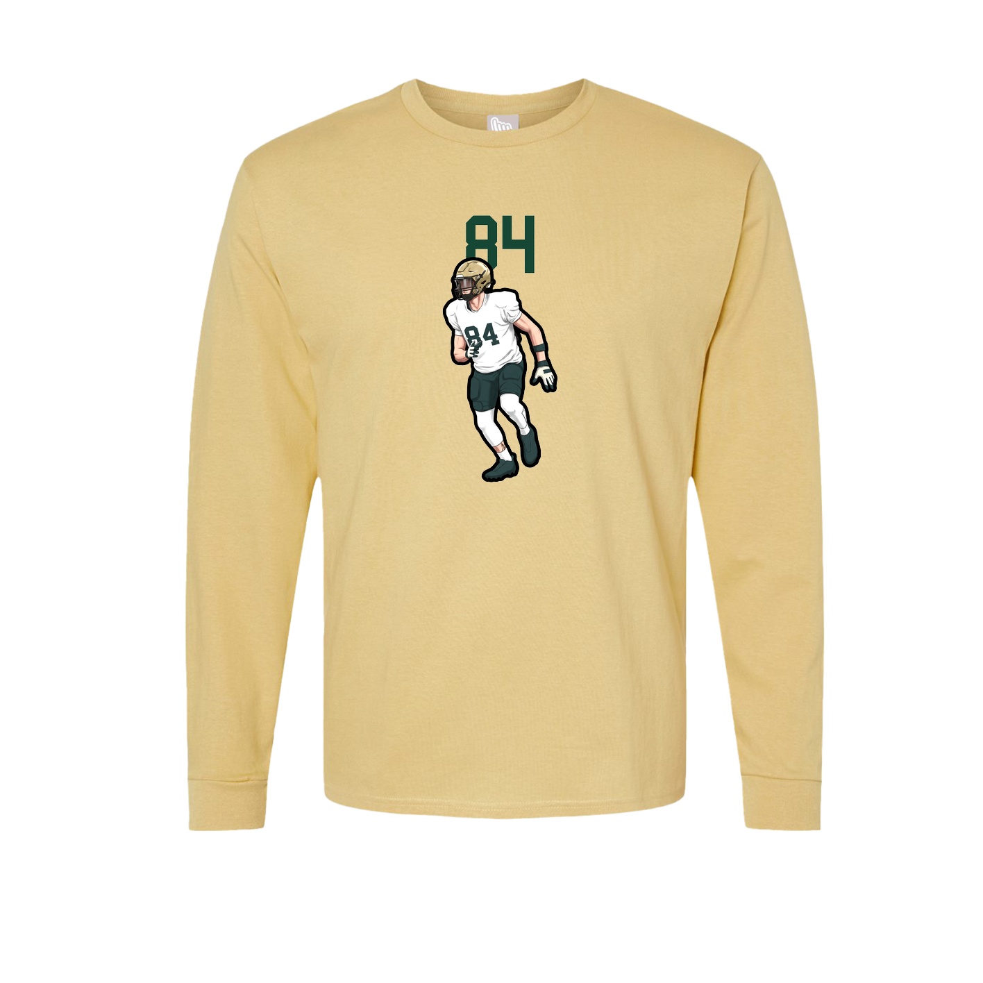 Long Sleeve Tee — Number Top in Vegas Gold