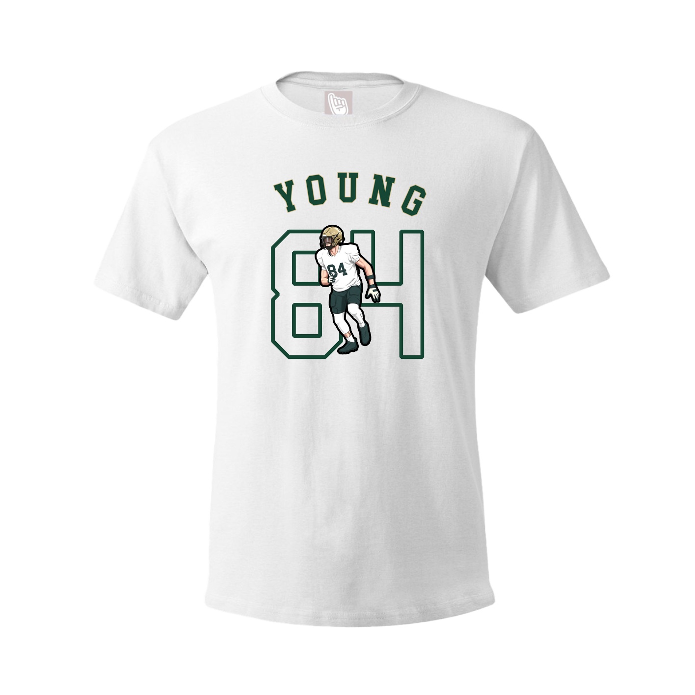Youth Tee — Shirsey Arch in White