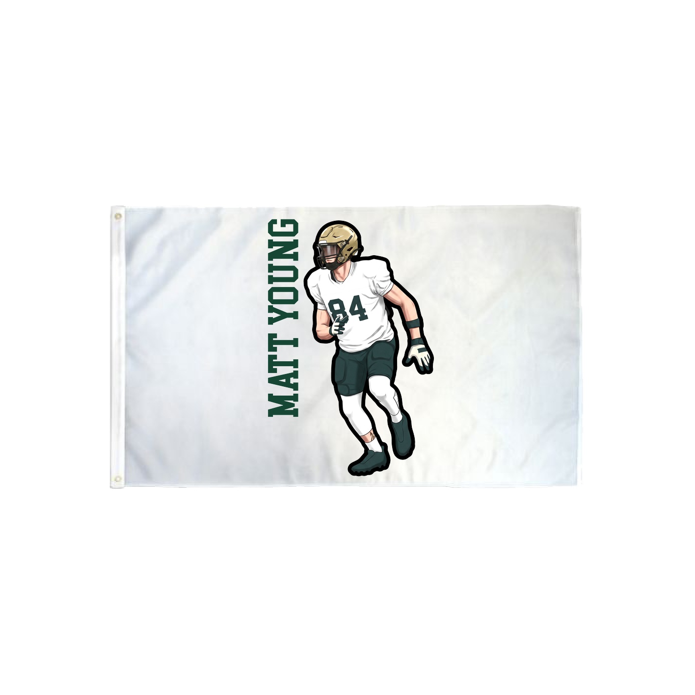 3x5 Flag — Name Vertical in Classic
