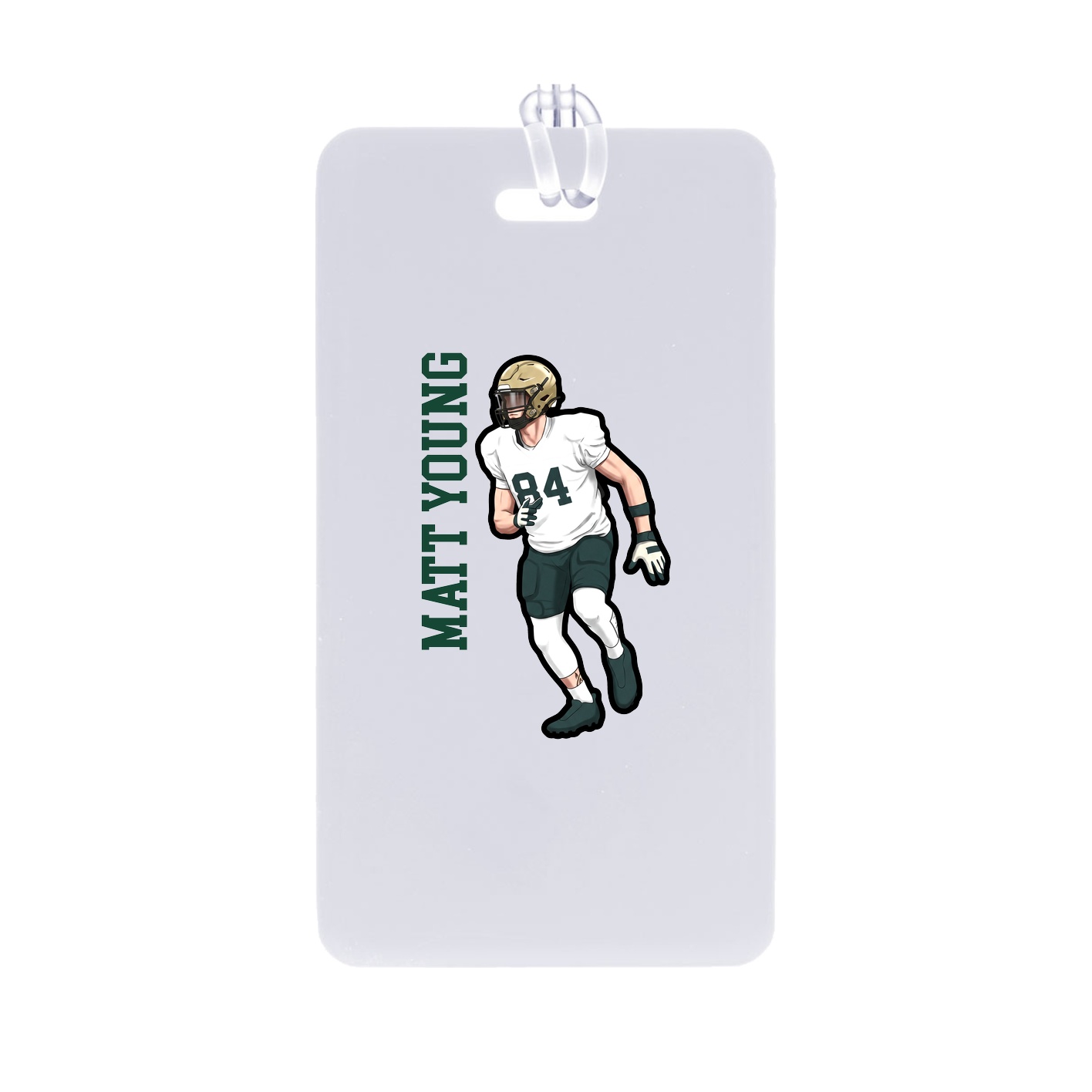 Bag Tag — Name Vertical in Classic