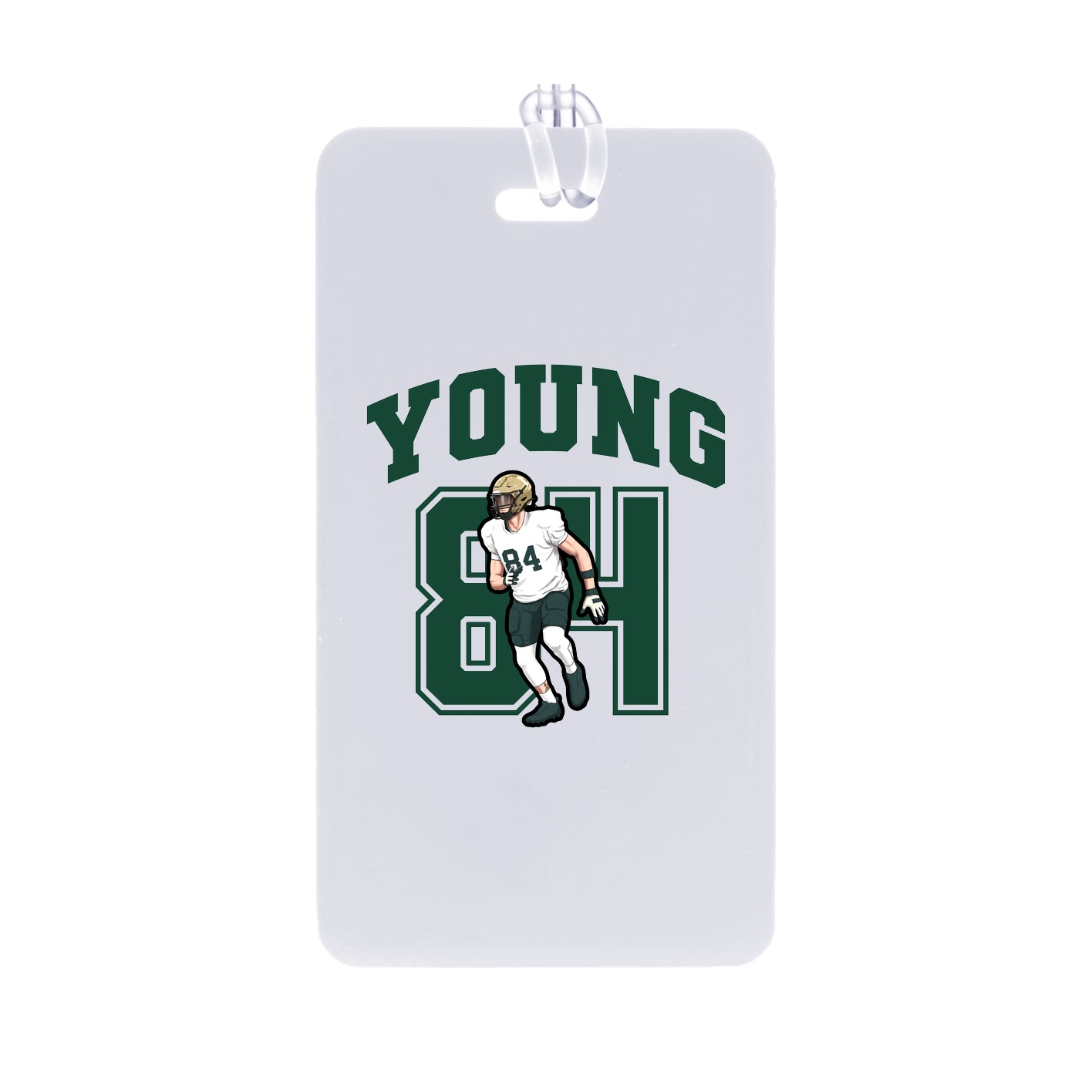 Bag Tag — Number in Classic
