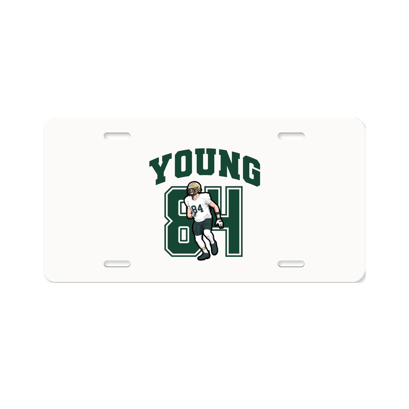 License Plate — Number in Classic
