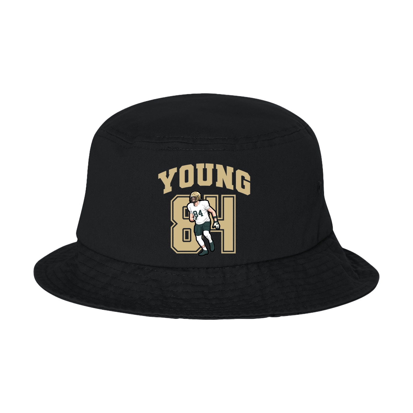 Bucket Cap — Number in Black