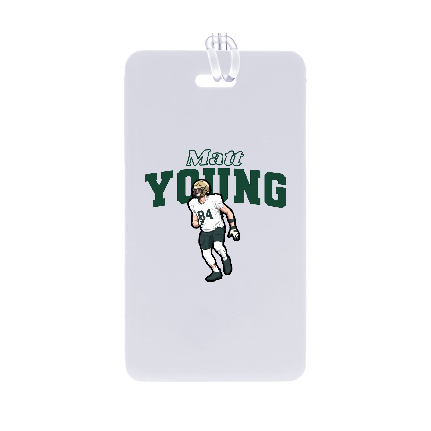Bag Tag — Name Arch in Classic
