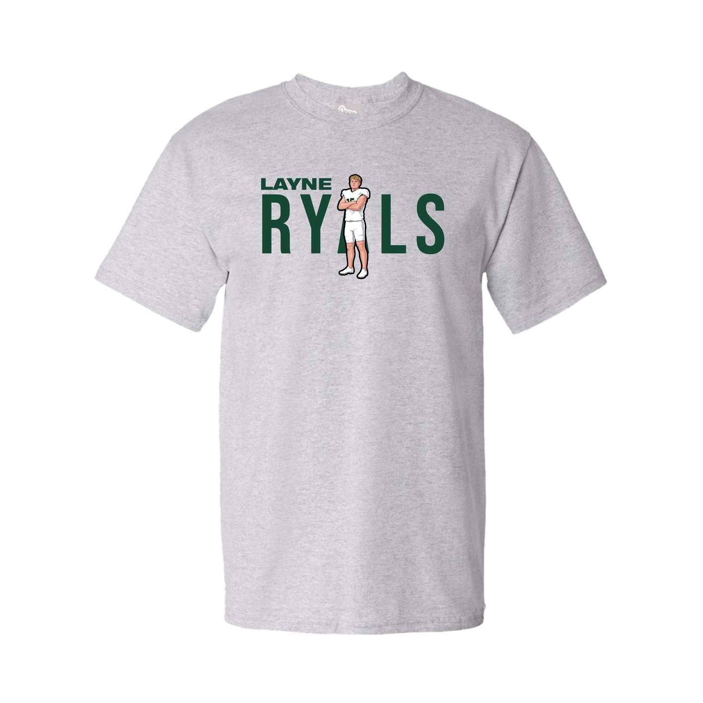Youth Tee — Player Name in Grey
