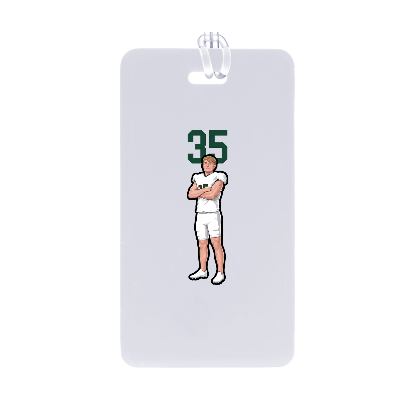 Bag Tag — Number Top in Classic