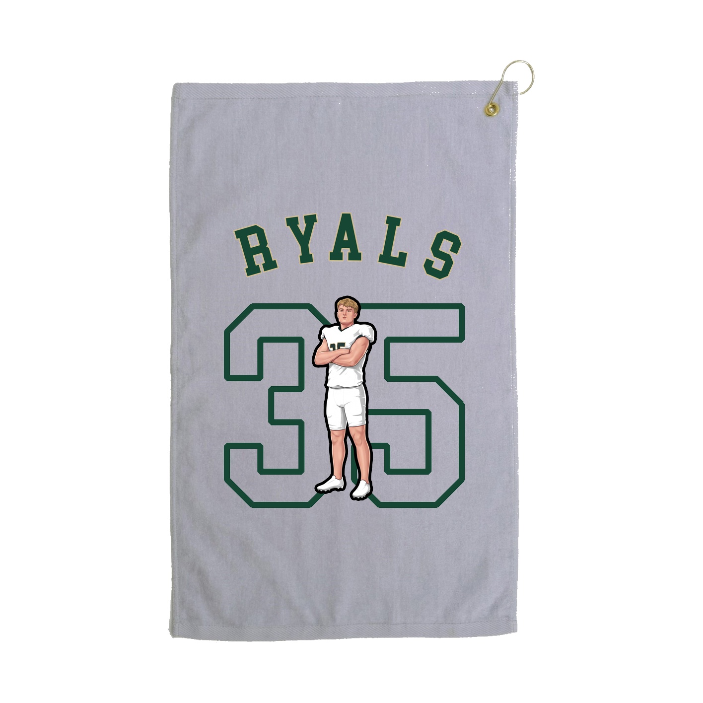 Golf Towel — Shirsey Arch in Grey