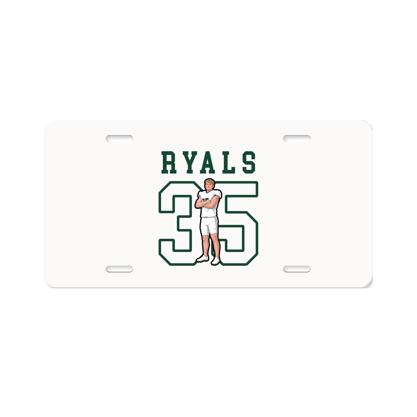 License Plate — Shirsey in Classic