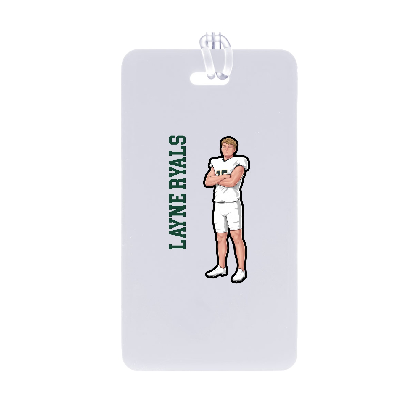 Bag Tag — Name Vertical in Classic