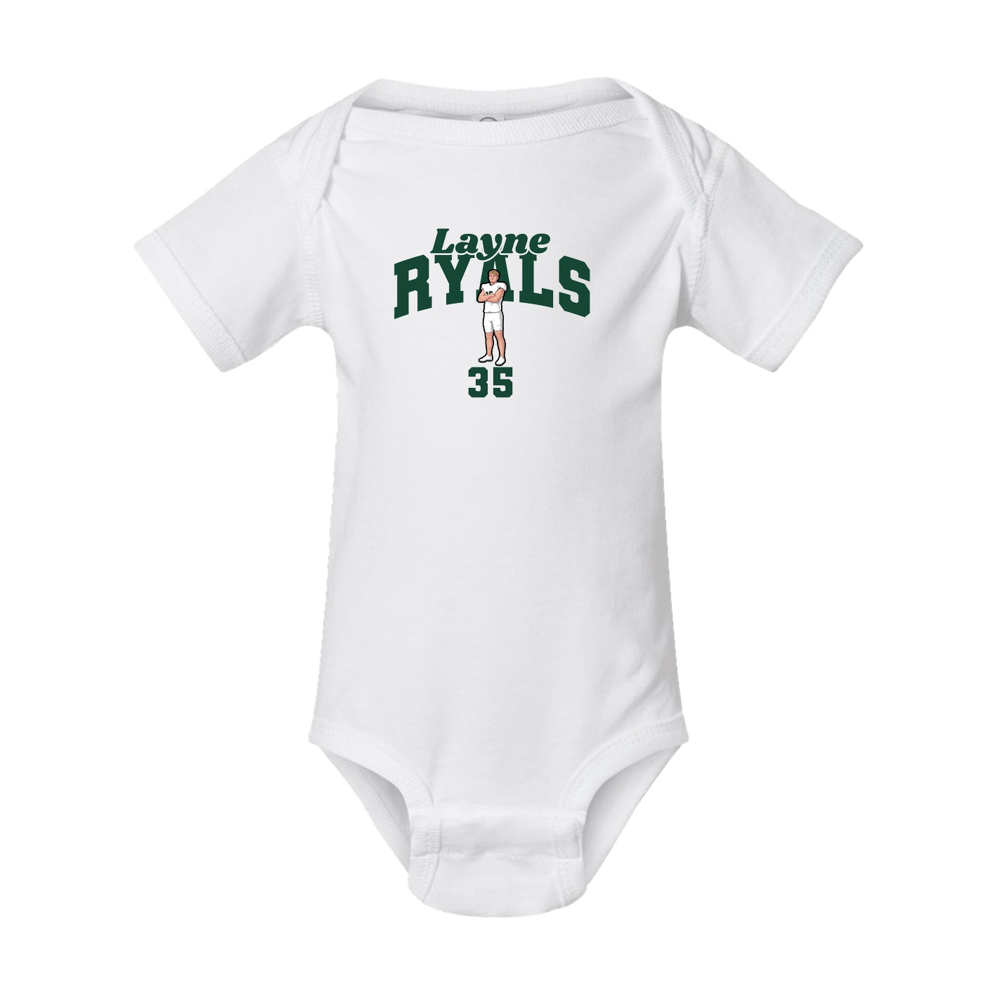 Baby Onesie — Signature Arch in White