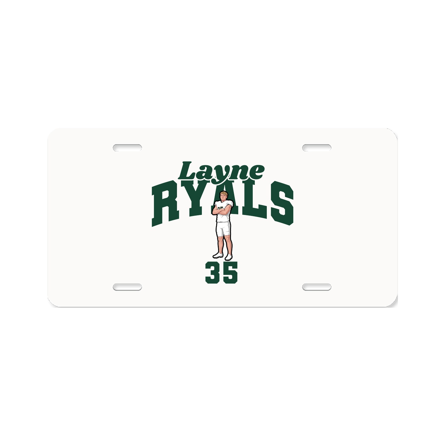 License Plate — Signature Arch in Classic