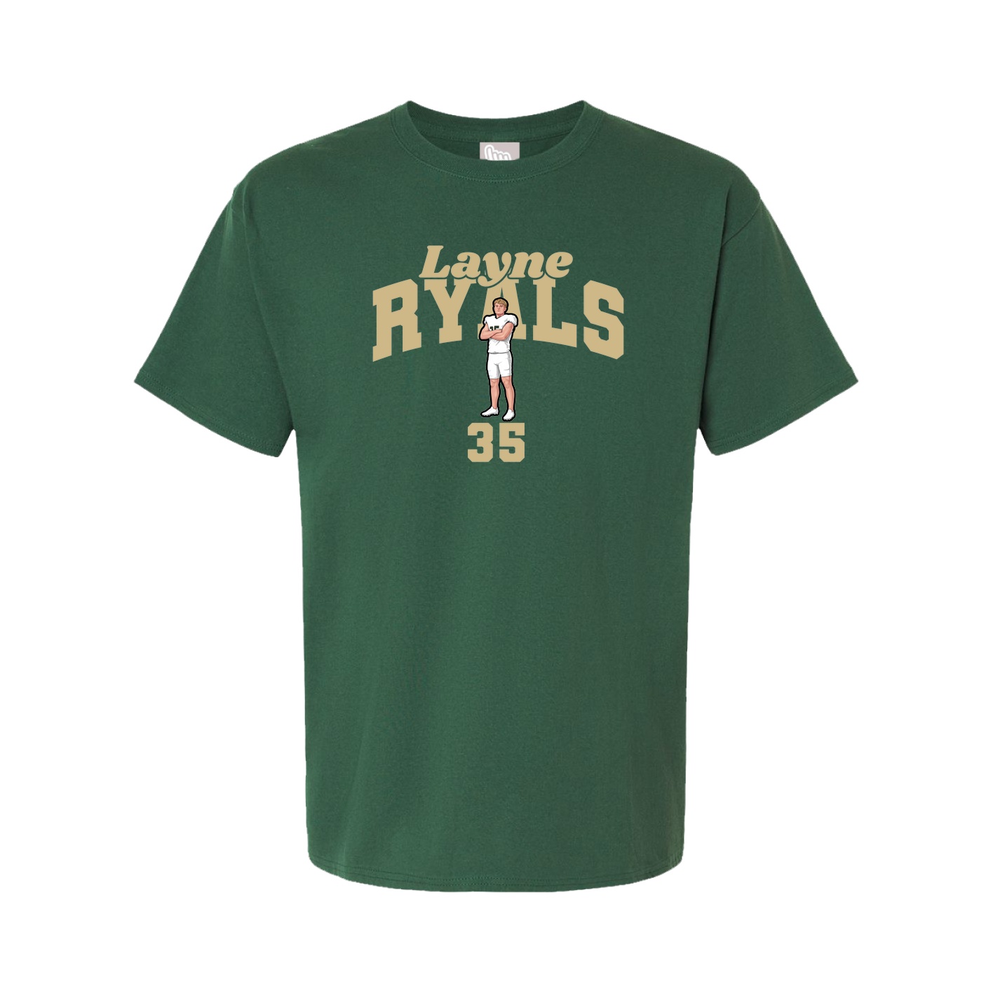 Youth Tee — Signature Arch in Green