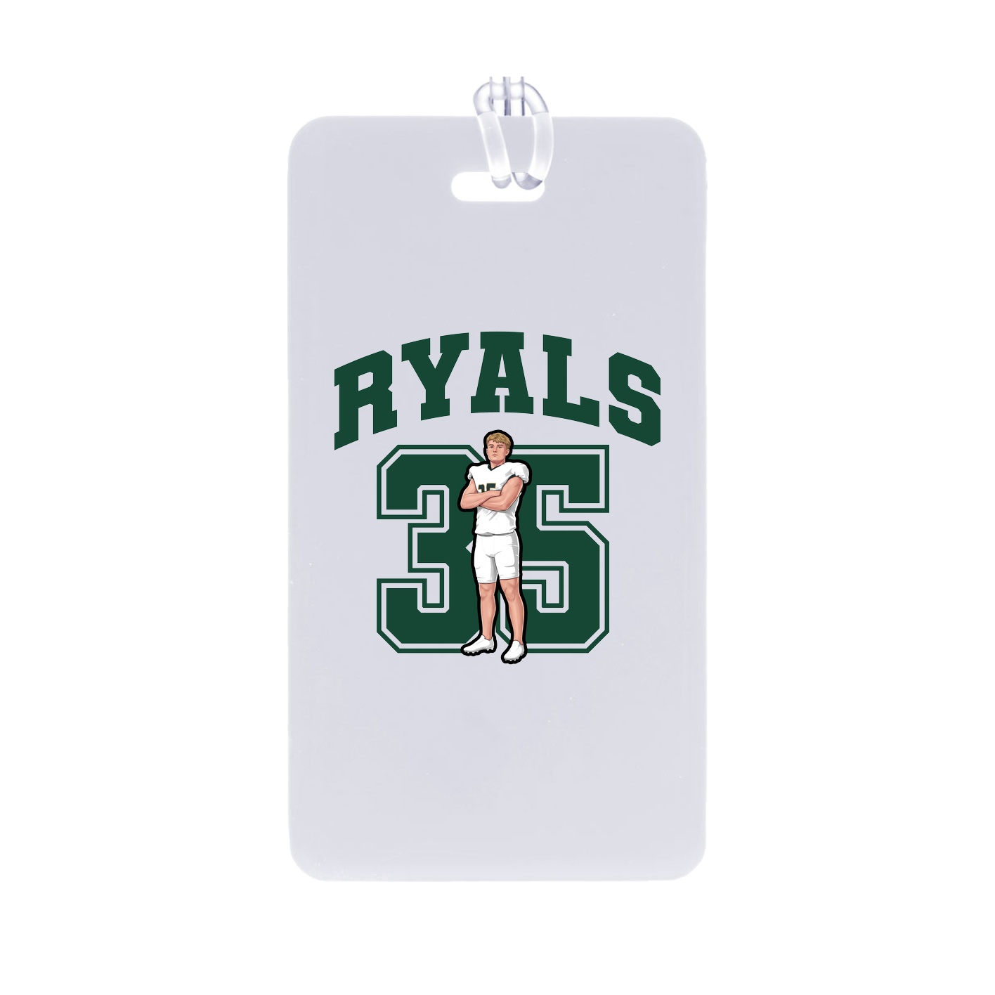 Bag Tag — Number in Classic