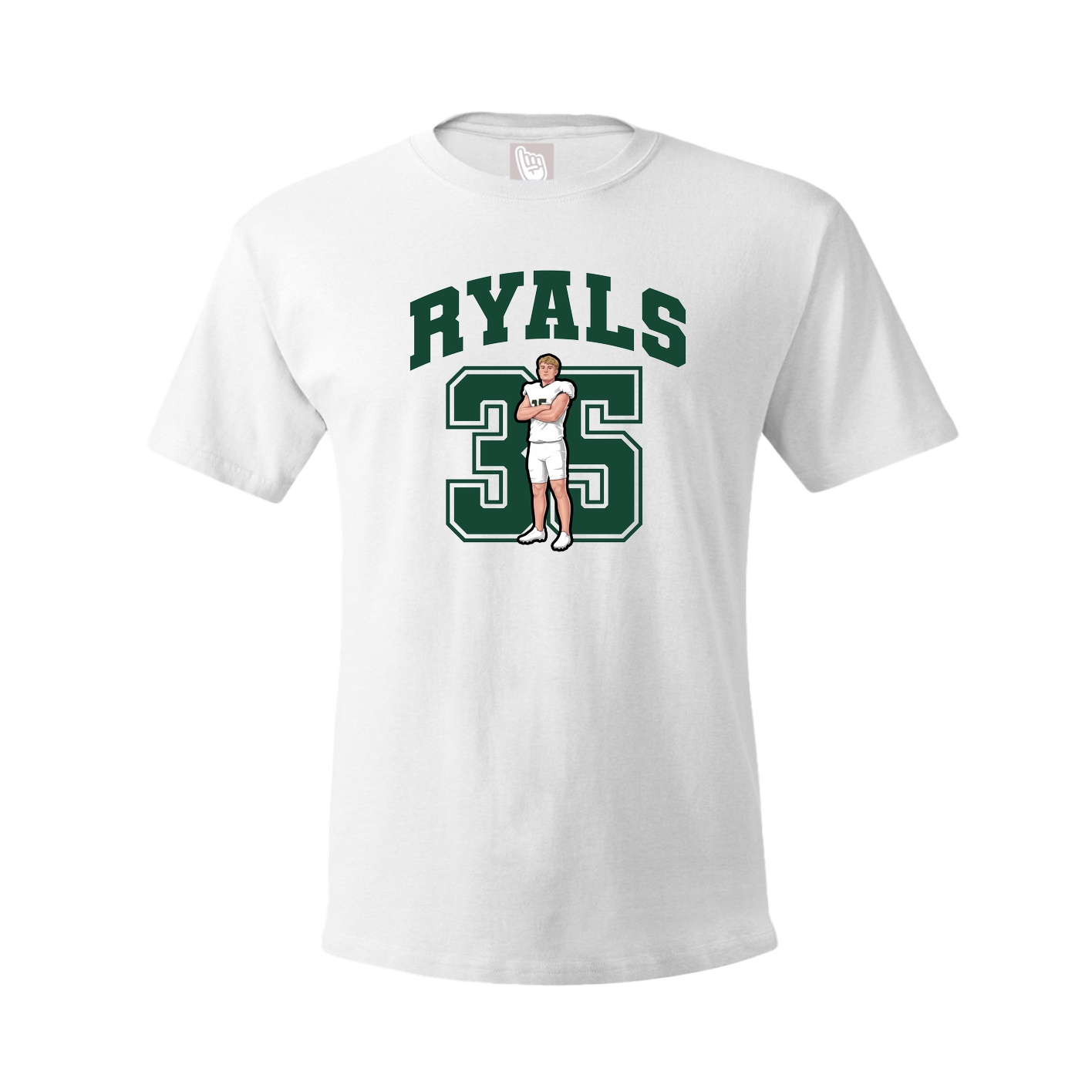 Tee — Number in White