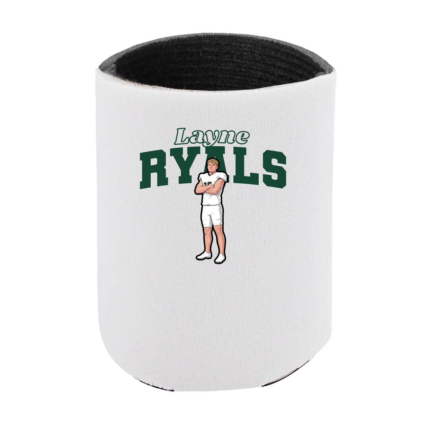 Can Holder — Name Arch in White