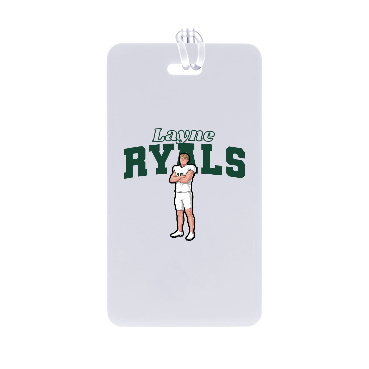 Bag Tag — Name Arch in Classic