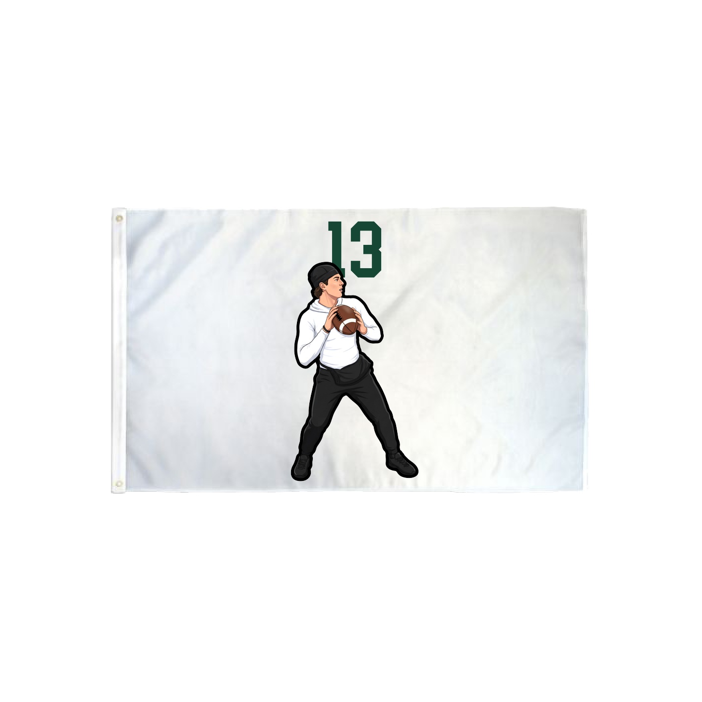 3x5 Flag — Number Top in Classic