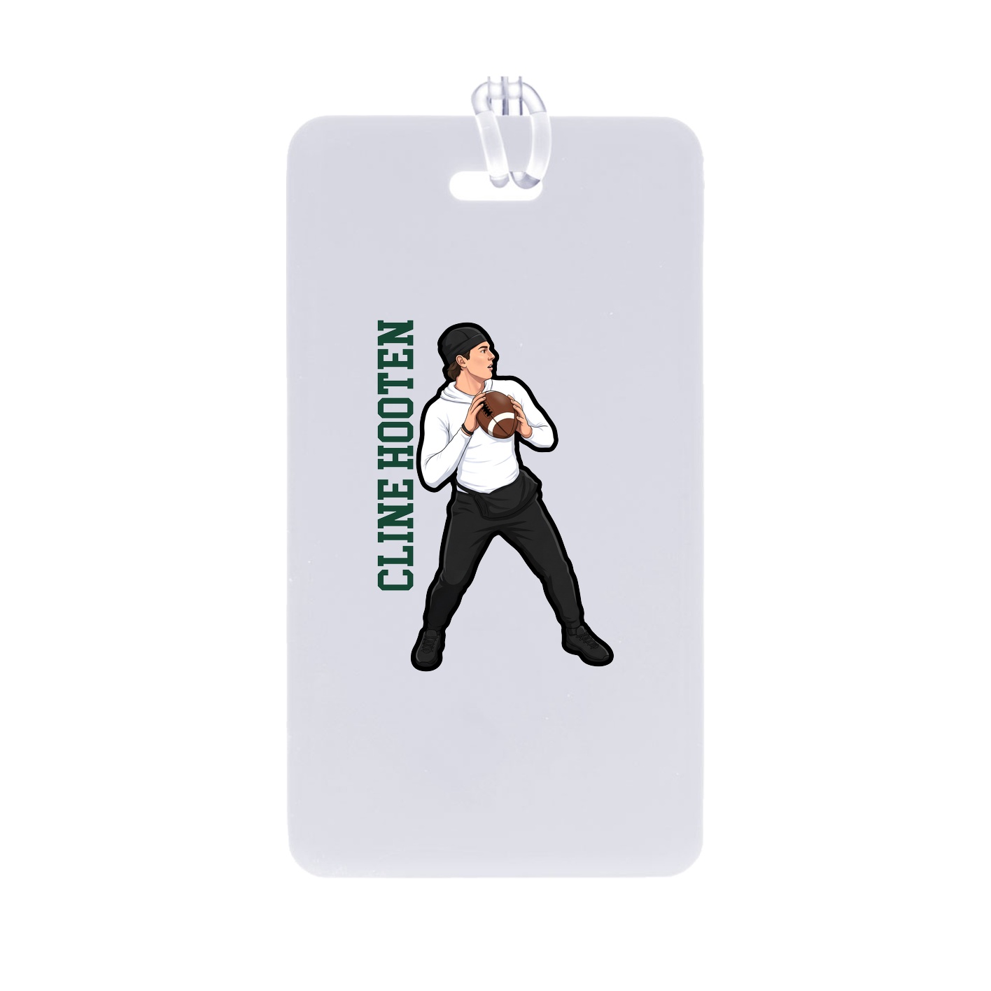 Bag Tag — Name Vertical in Classic