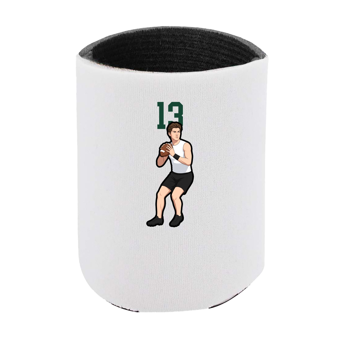 Can Holder — Number Top in White