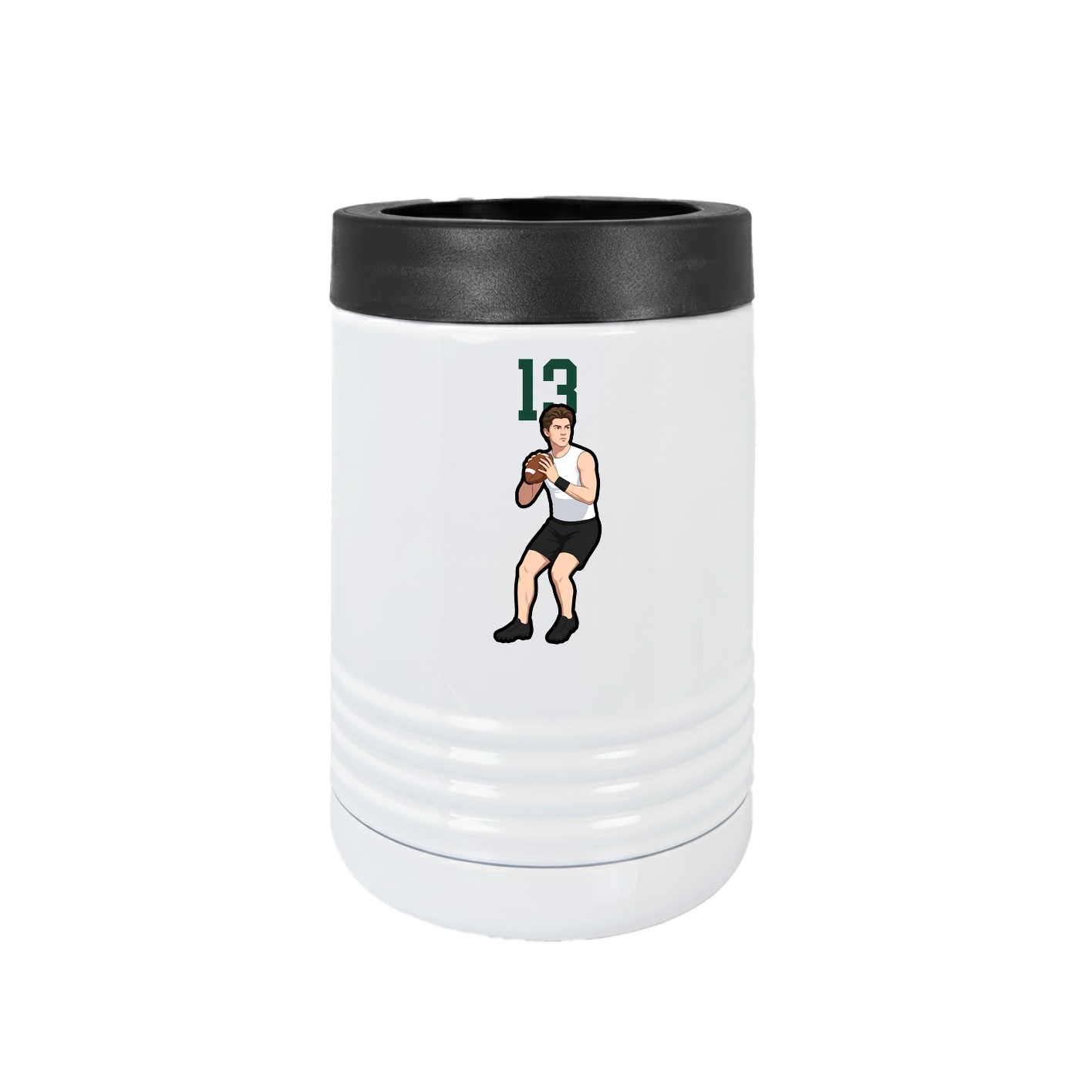 Beverage Holder — Number Top in White