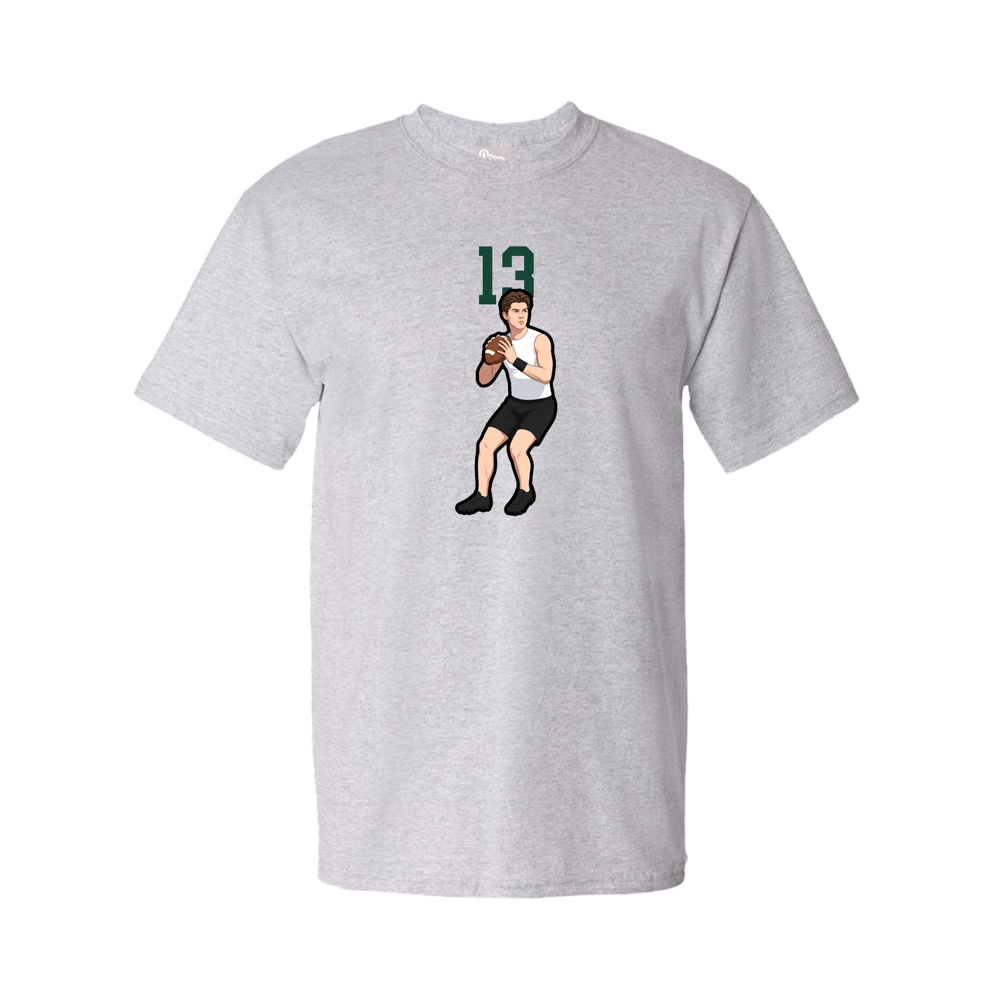 Tee — Number Top in Grey