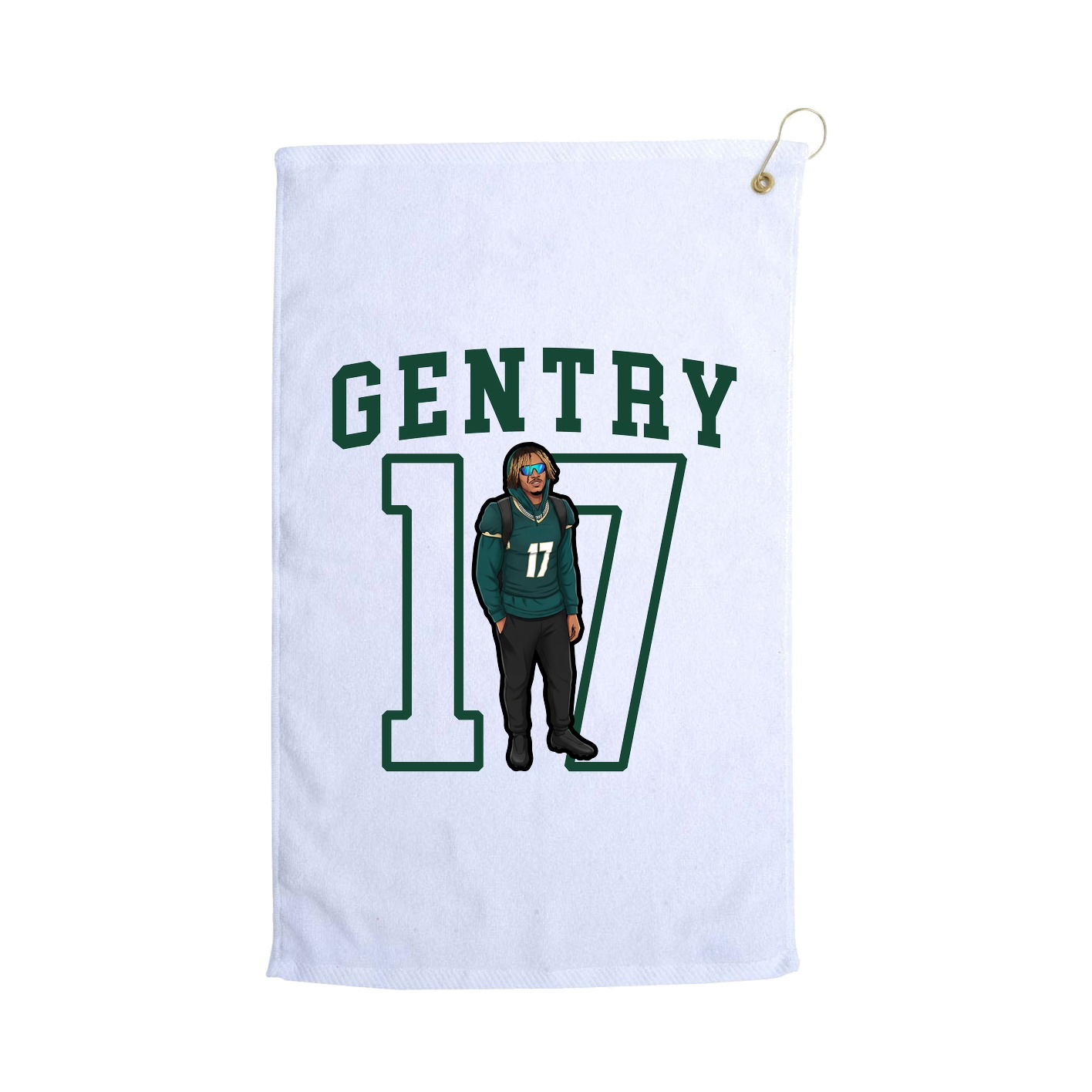 Golf Towel — Shirsey in White