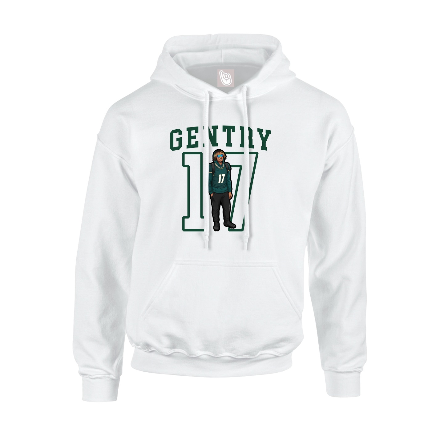 Youth Hoodie — Shirsey in White