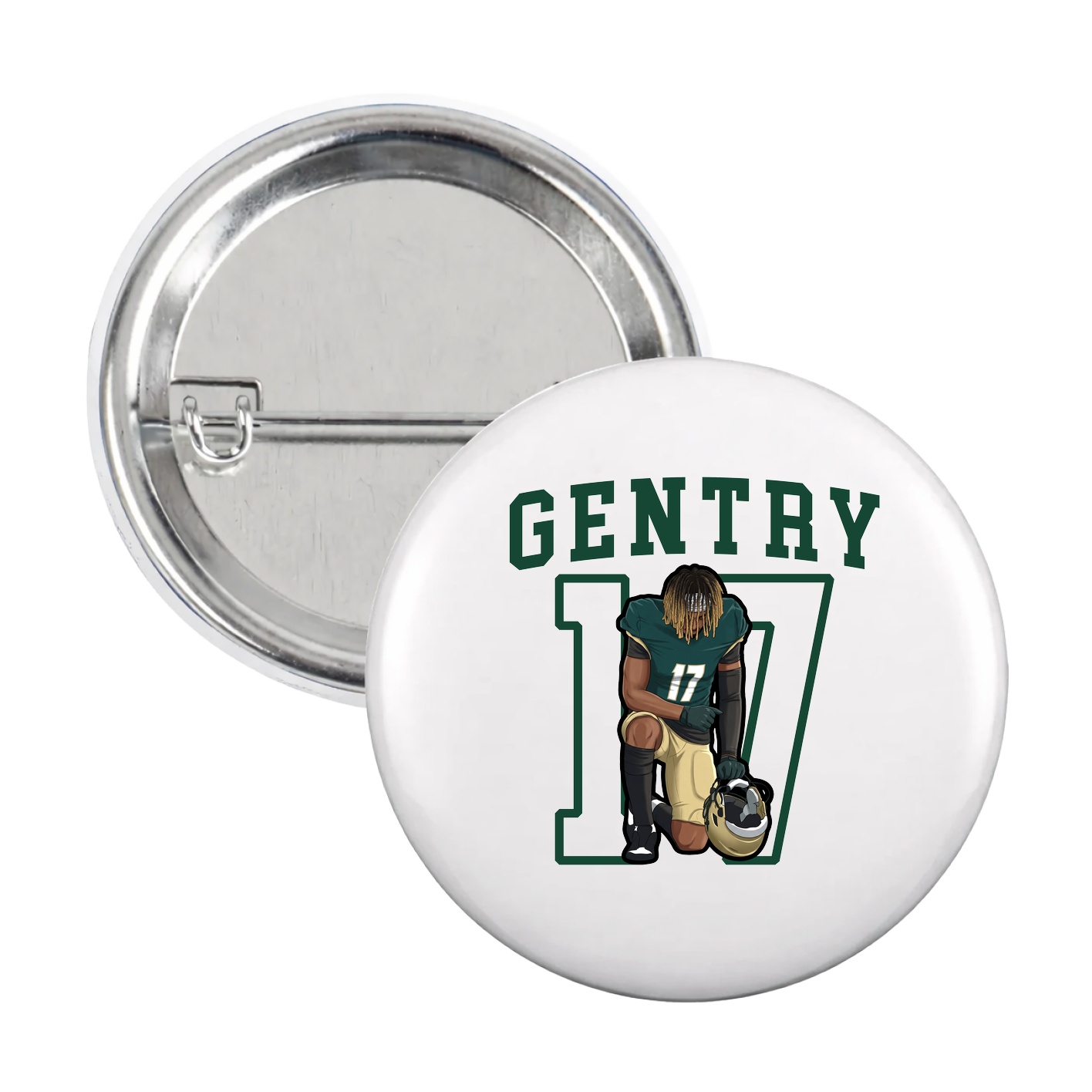 Game Day Button — Shirsey in White