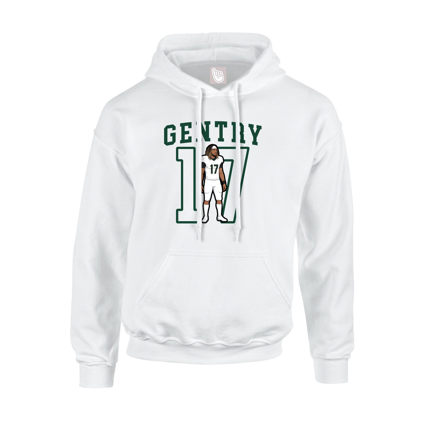 Hoodie — Shirsey in White