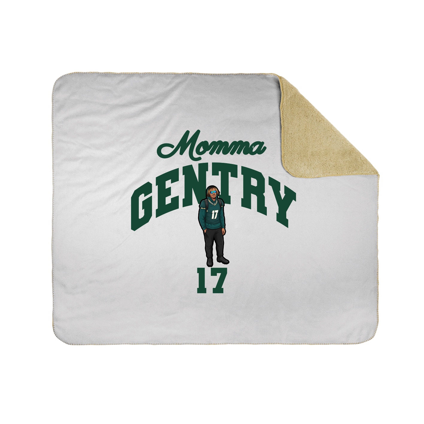 50x60 Sherpa Lined Throw Blanket