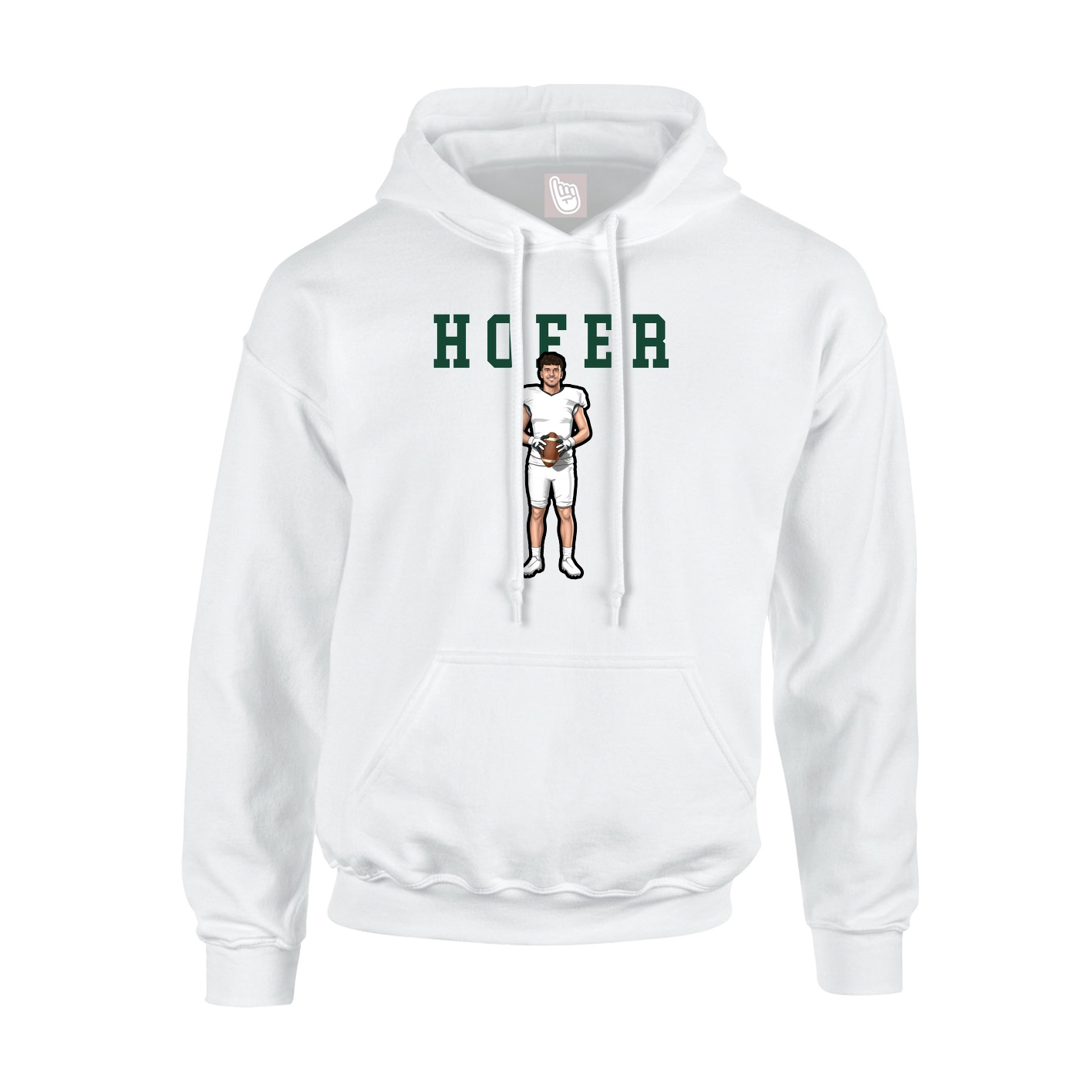 Hoodie — Shirsey in White