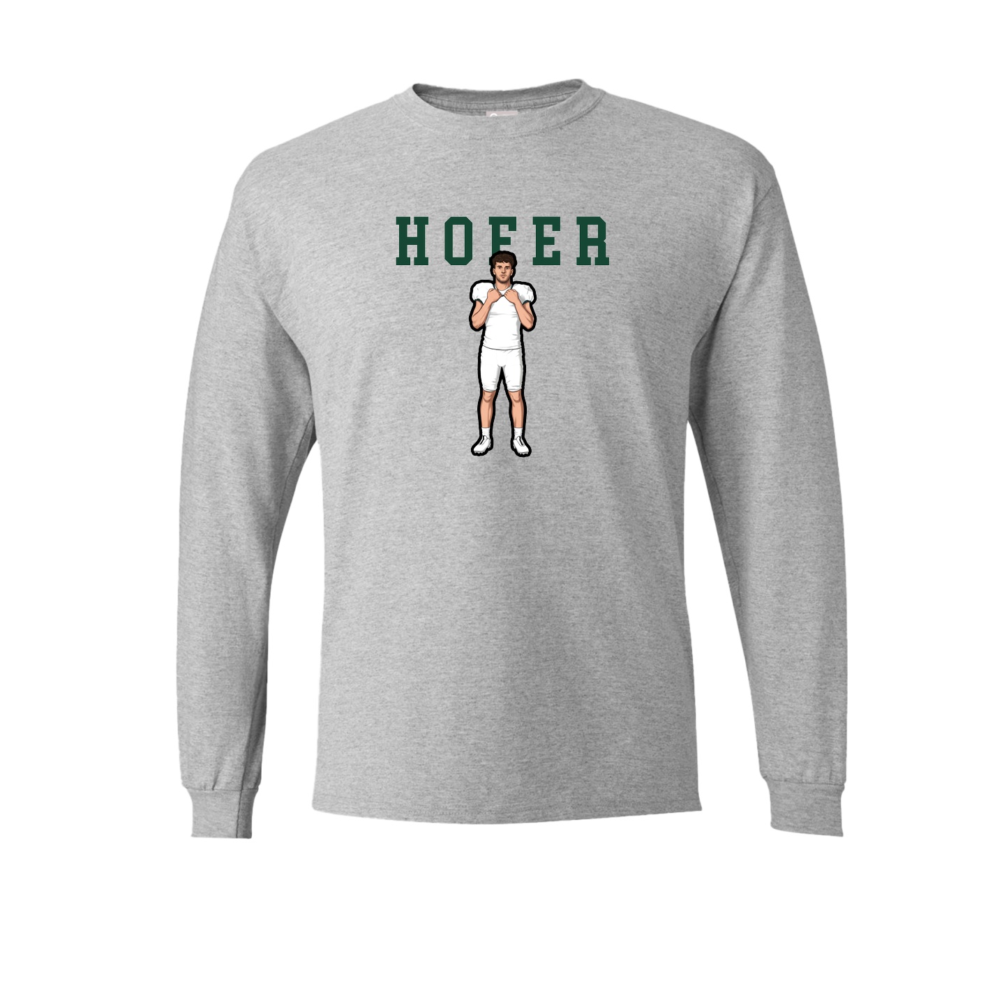 Long Sleeve Tee — Shirsey in Grey