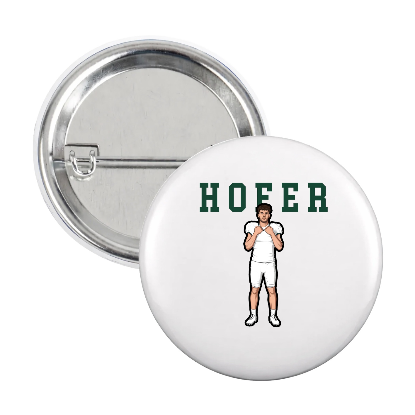 Game Day Button — Shirsey in White