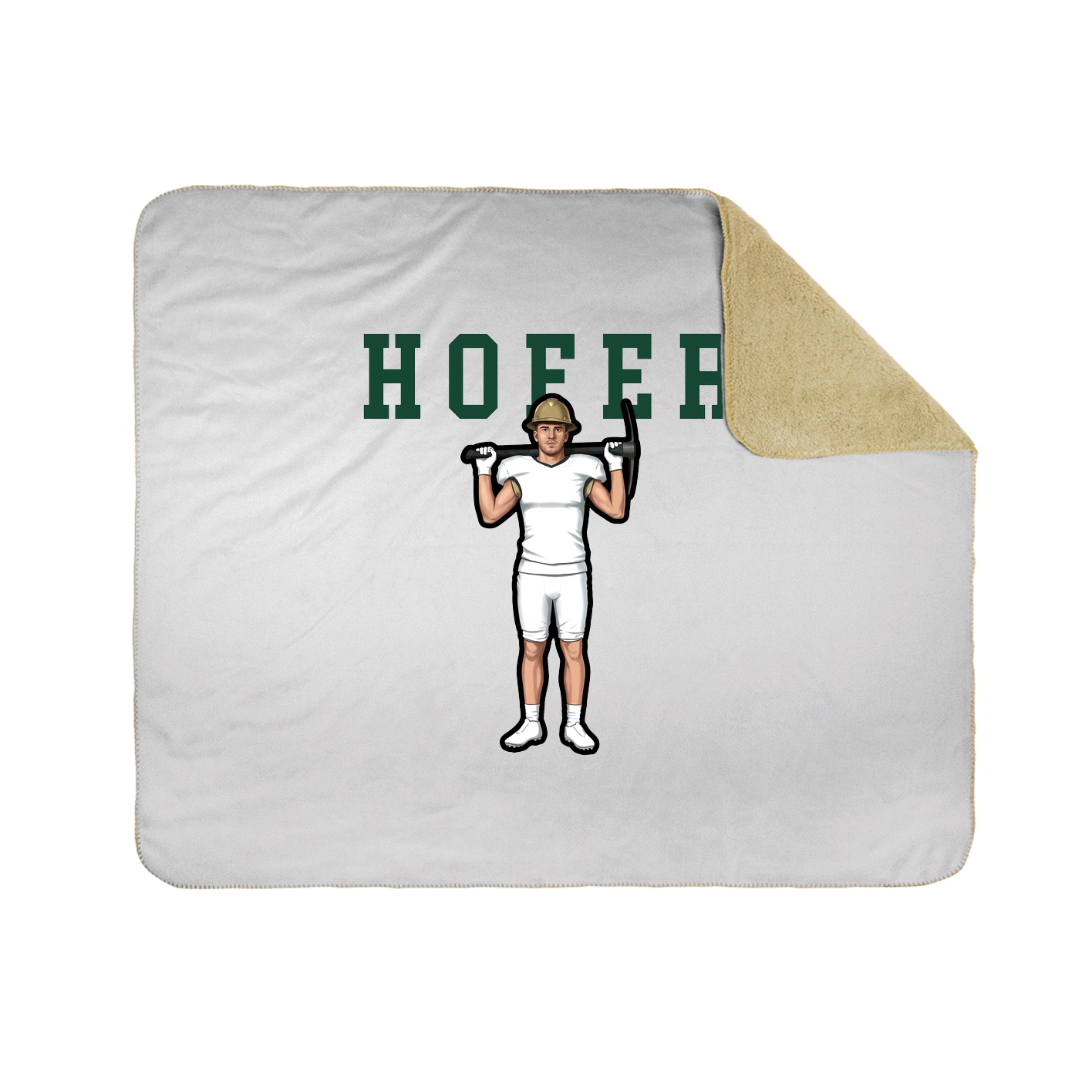 Throw Blanket — Shirsey in White