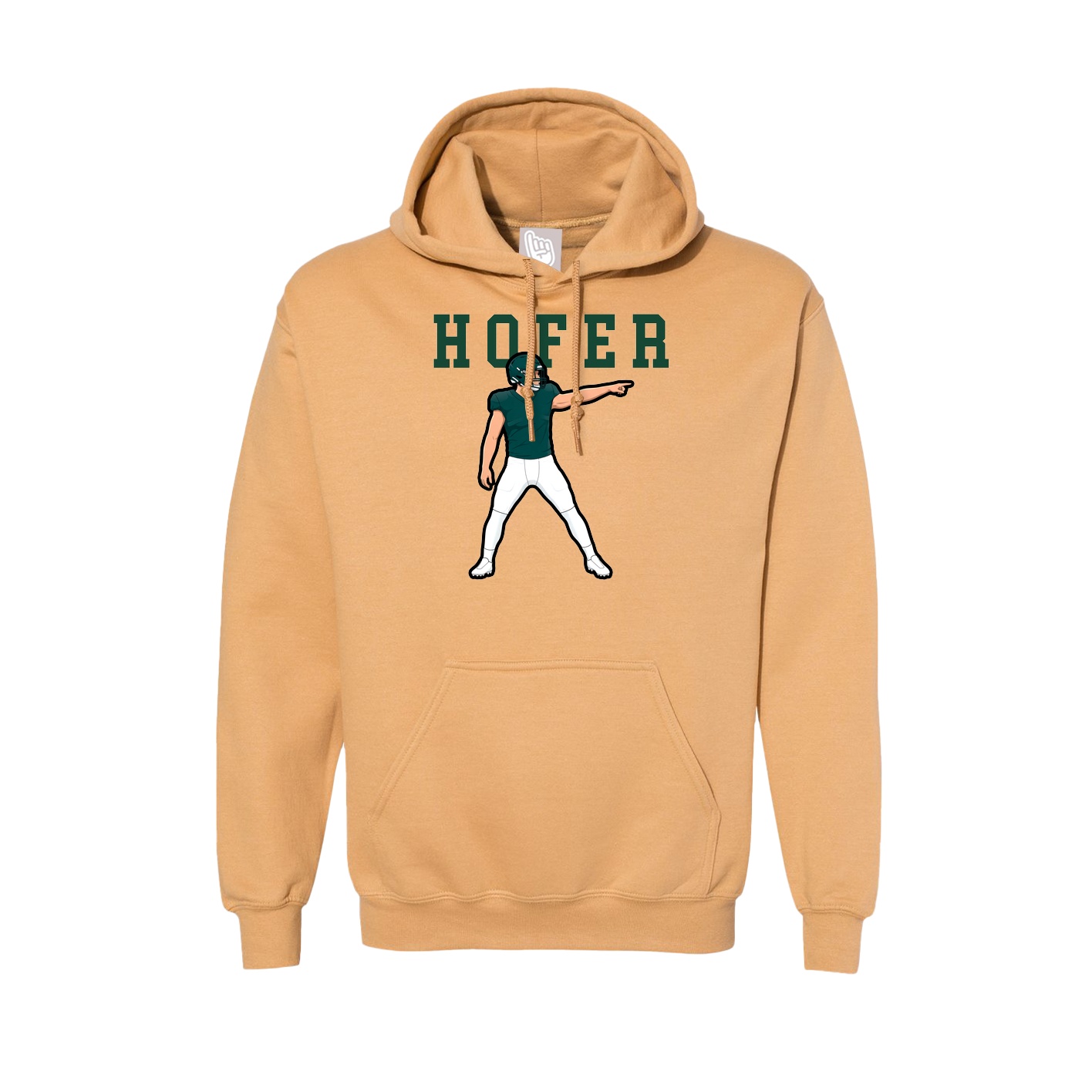 Hoodie — Shirsey in Vegas Gold