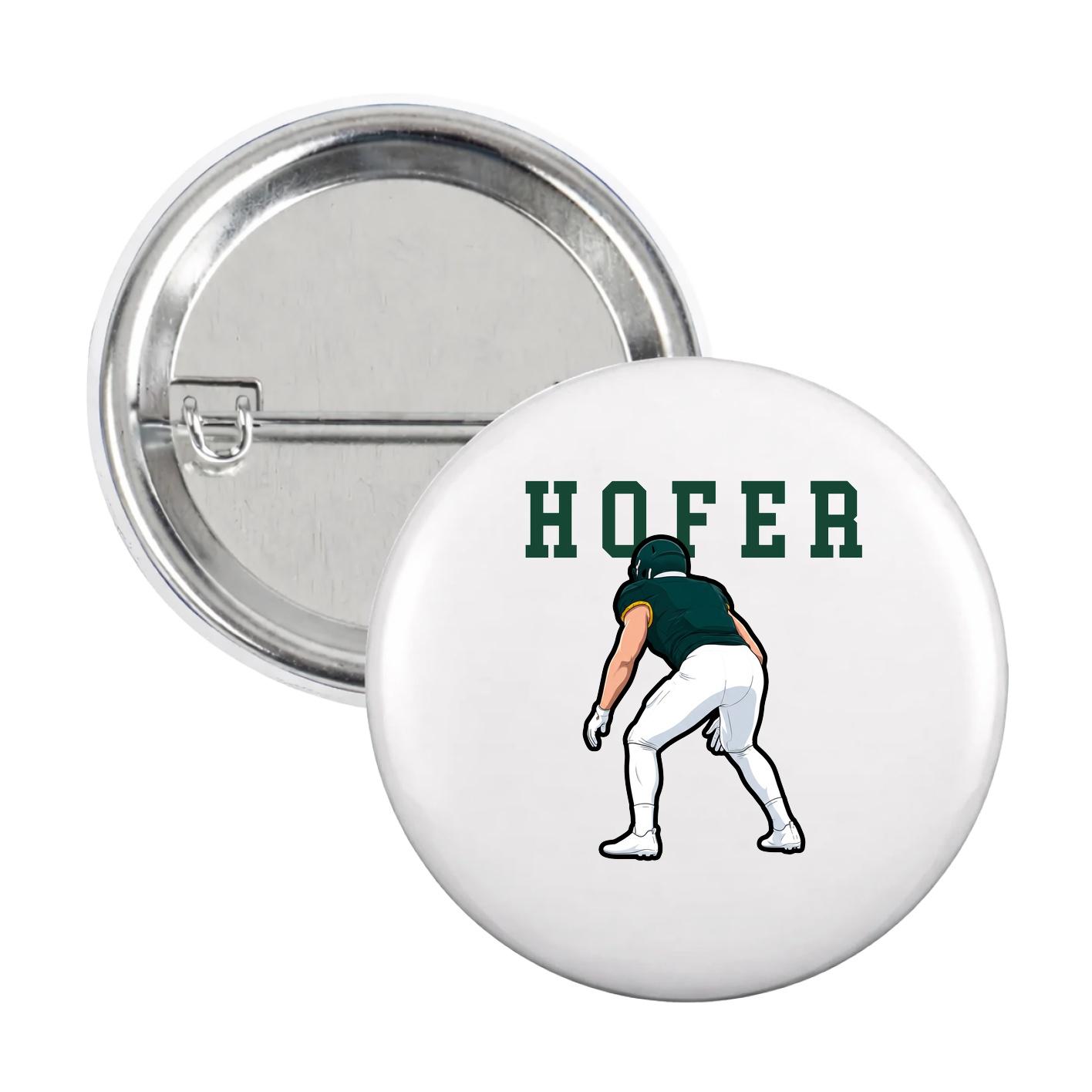 Game Day Button — Shirsey in White