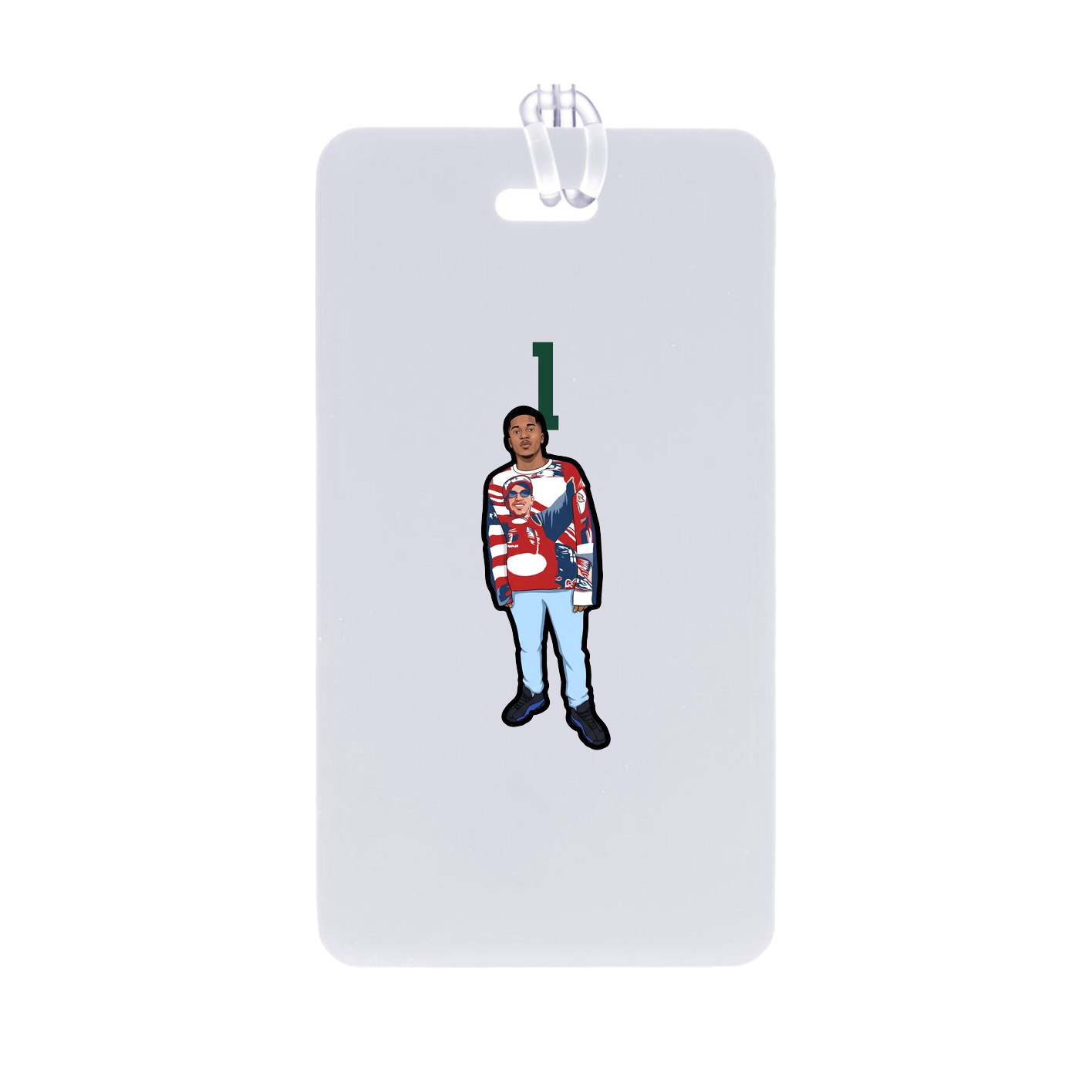 Bag Tag — Number Top in Classic