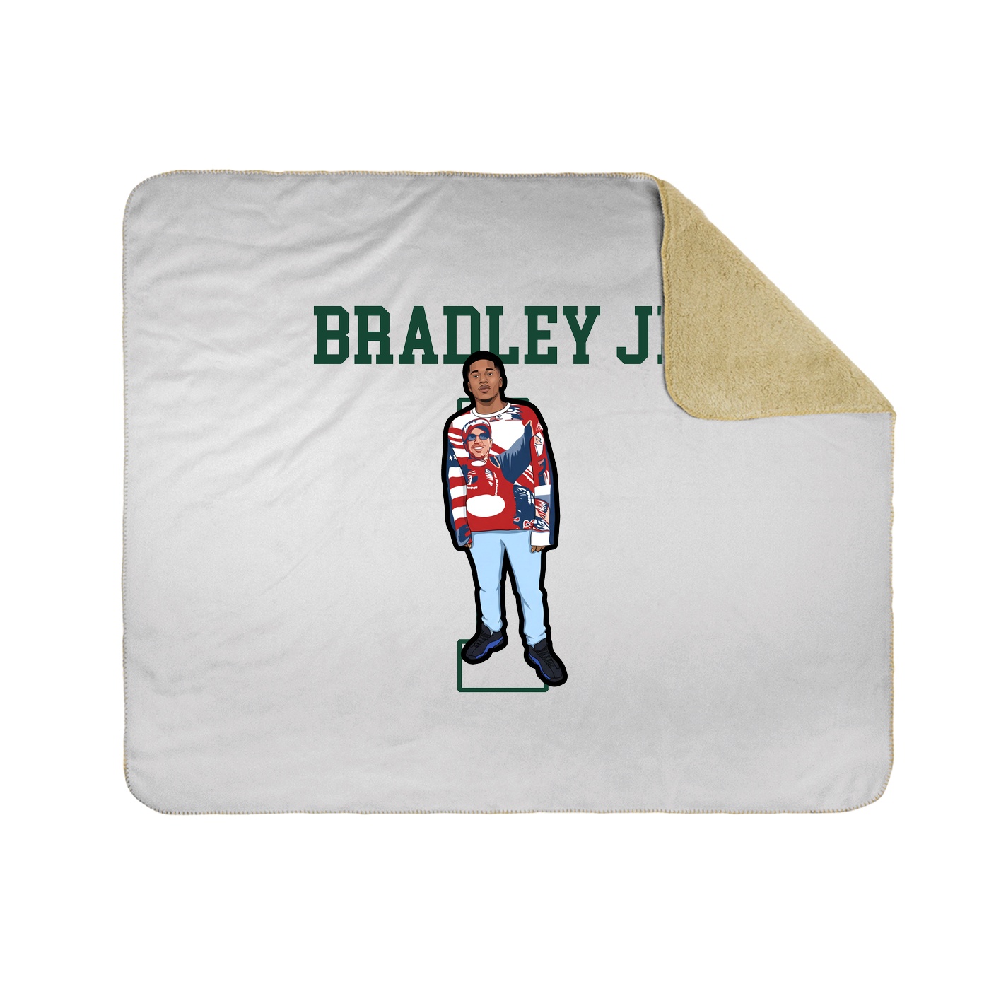 Throw Blanket — Shirsey in White