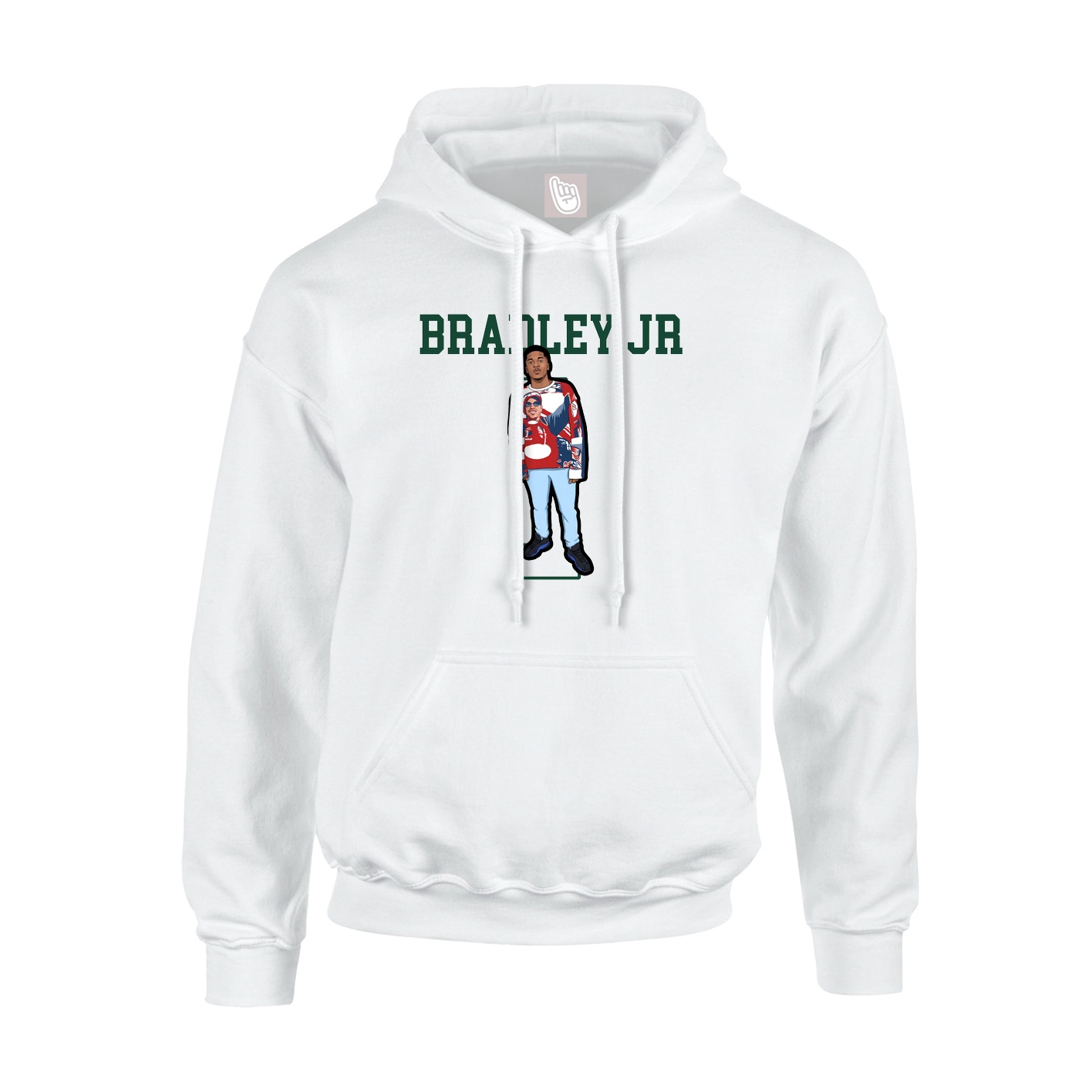 Hoodie — Shirsey in White