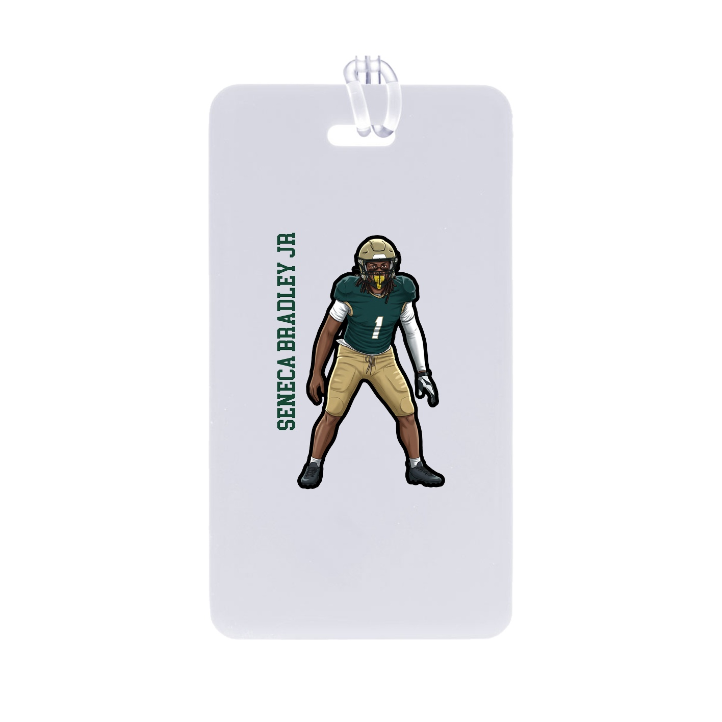 Bag Tag — Name Vertical in Classic