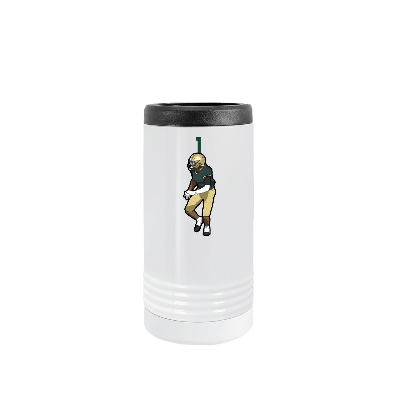 Slim Beverage Holder — Number Top in White