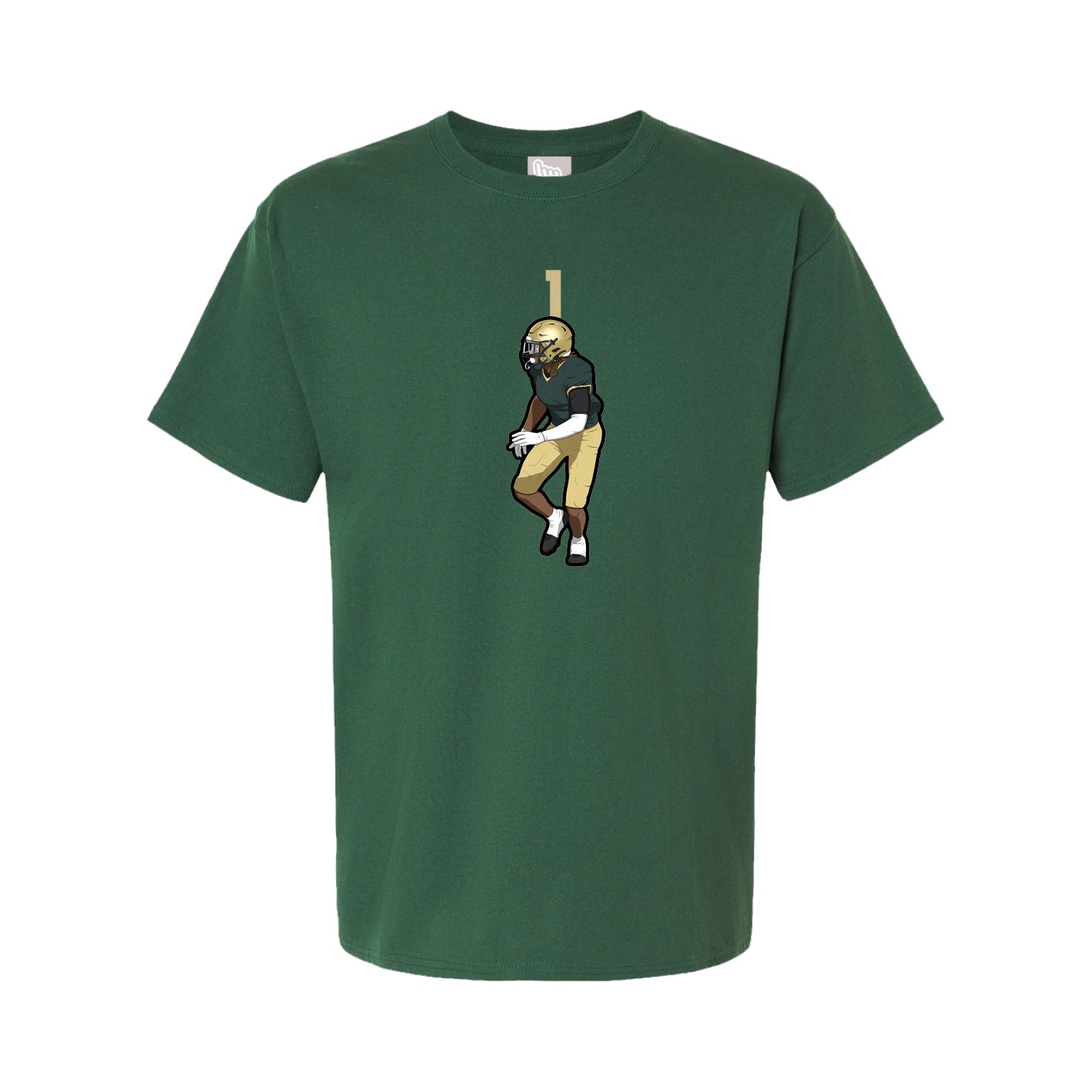 Tee — Number Top in Green
