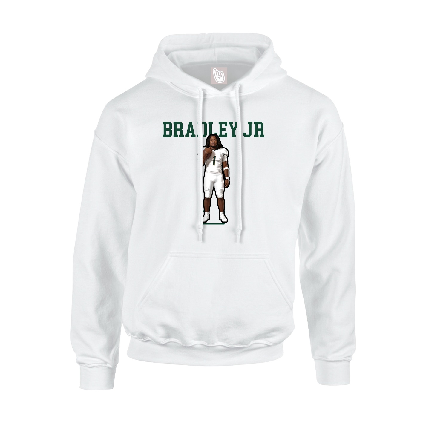 Hoodie — Shirsey in White