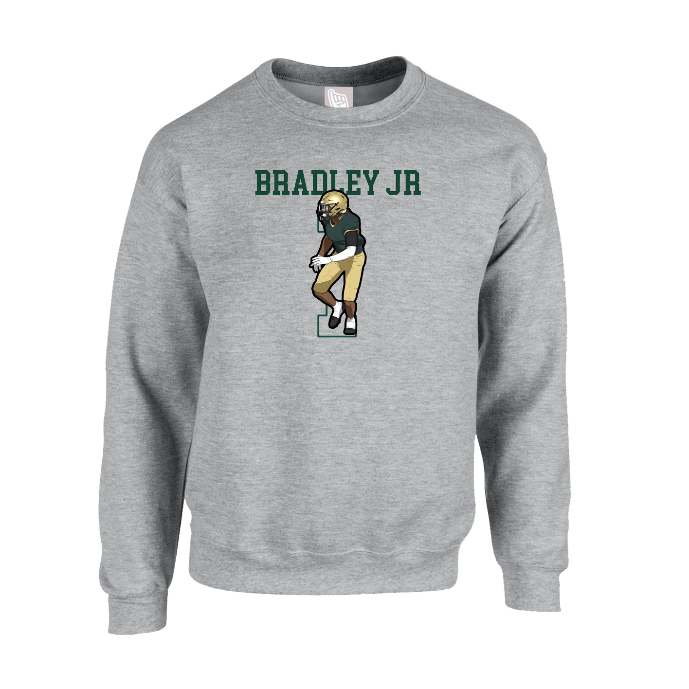 Fleece Crew — Shirsey in Grey