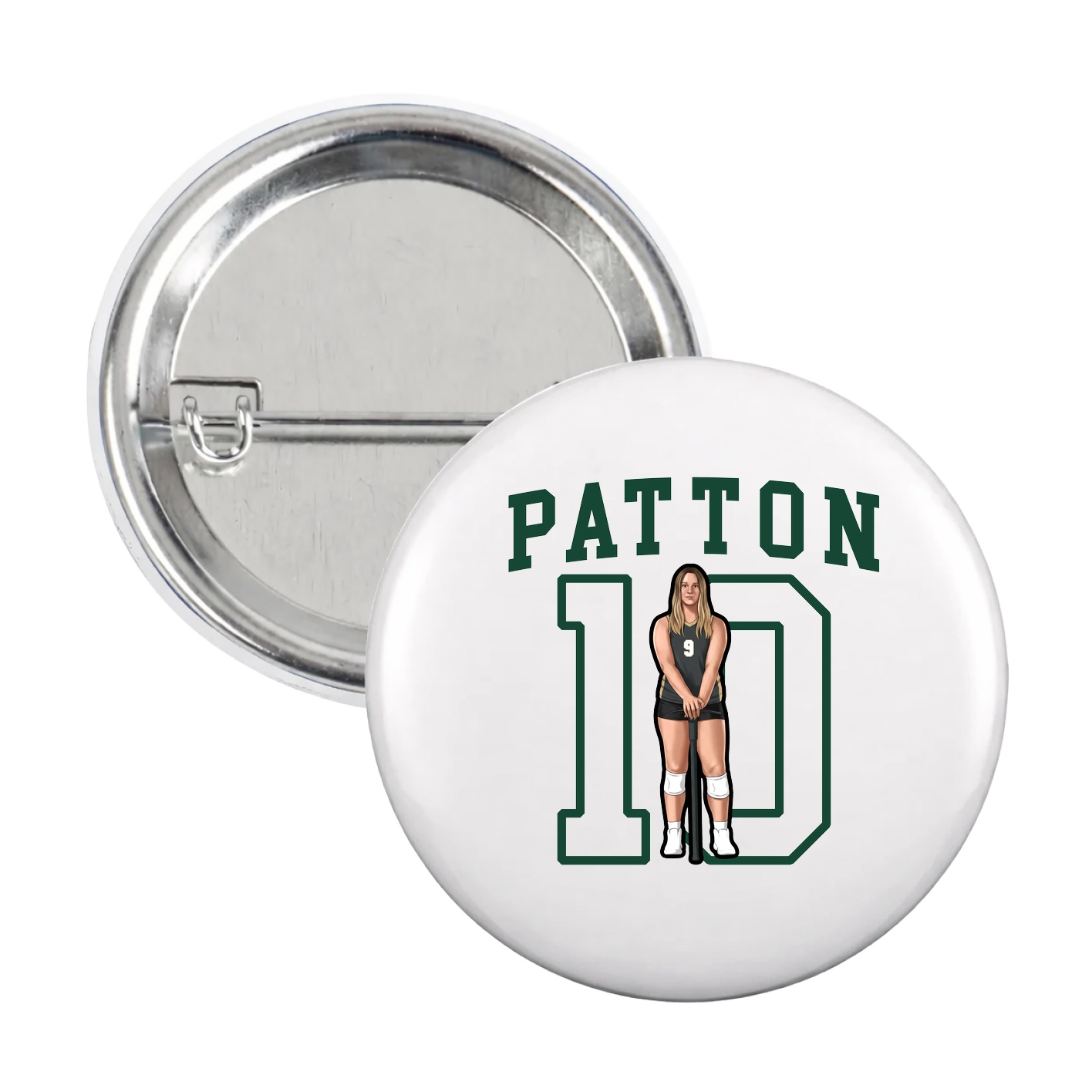 Game Day Button — Shirsey in White