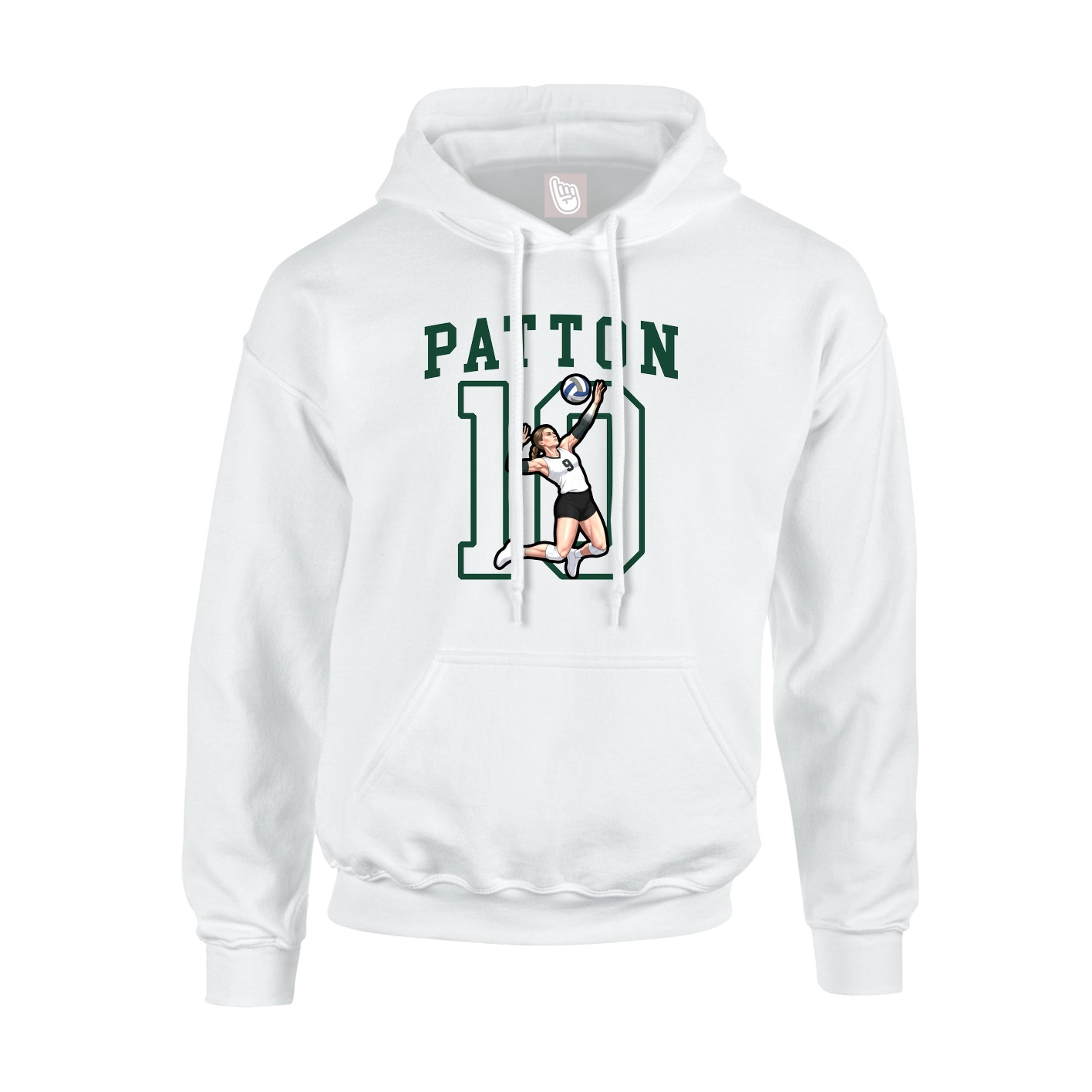 Hoodie — Shirsey in White