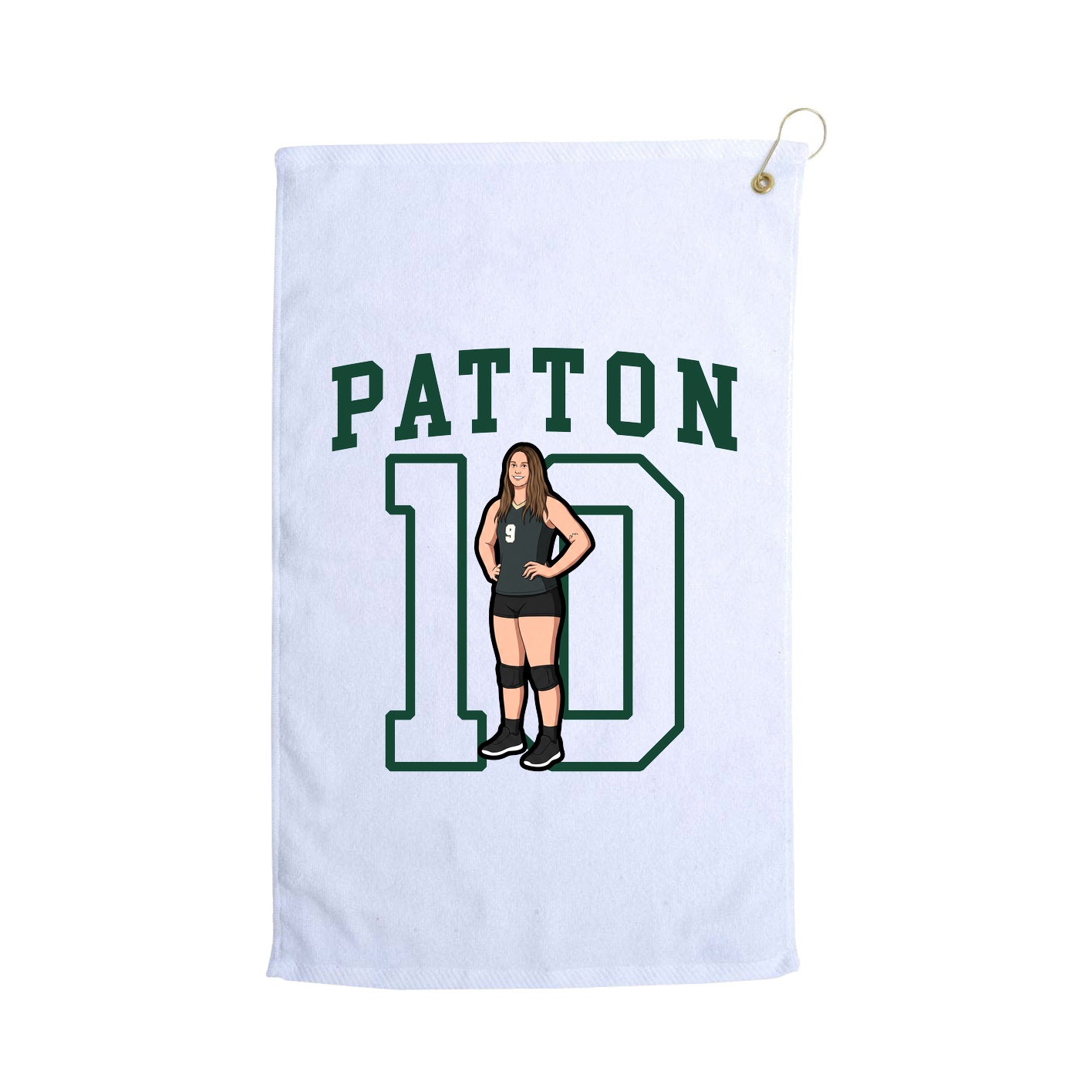Golf Towel — Shirsey in White