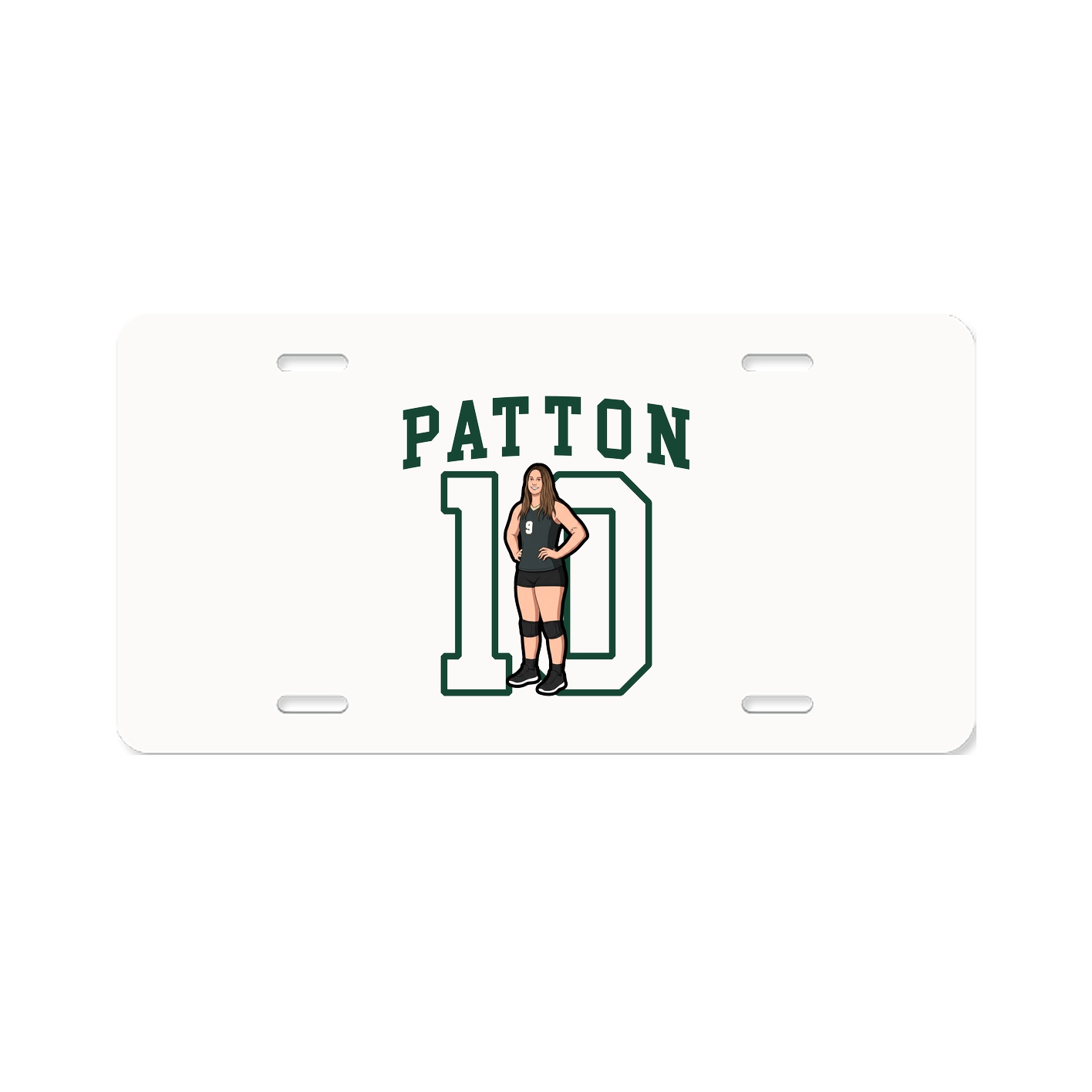 License Plate — Shirsey in Classic