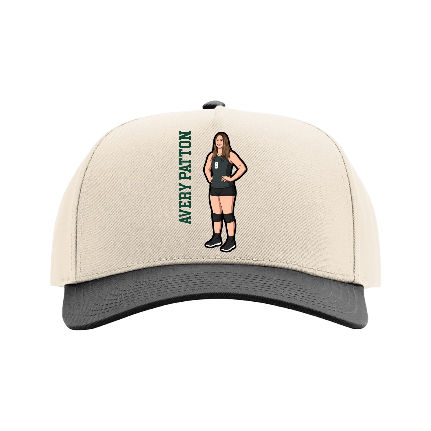 Full Fabric Five-Panel Champ Cap