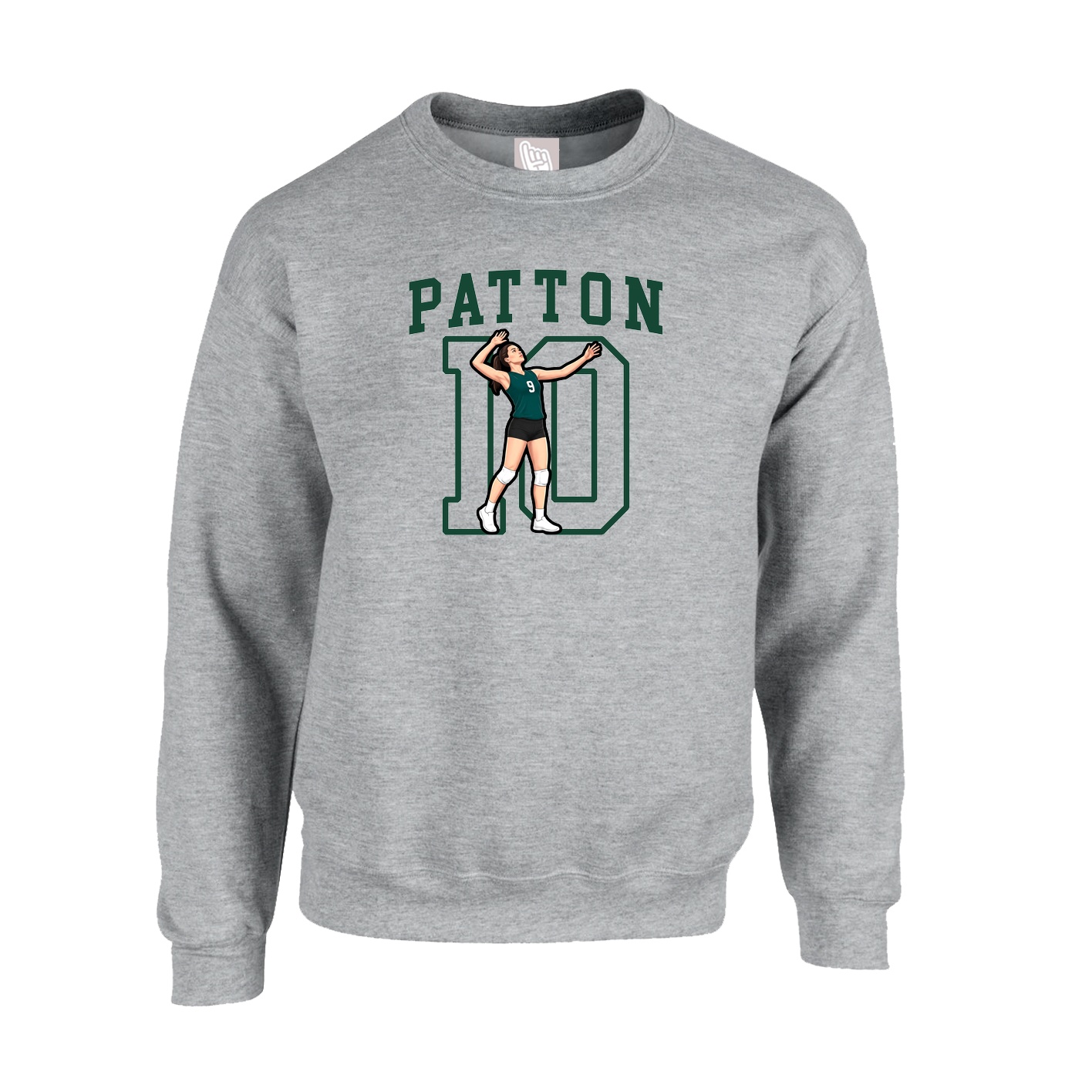 Fleece Crew — Shirsey in Grey